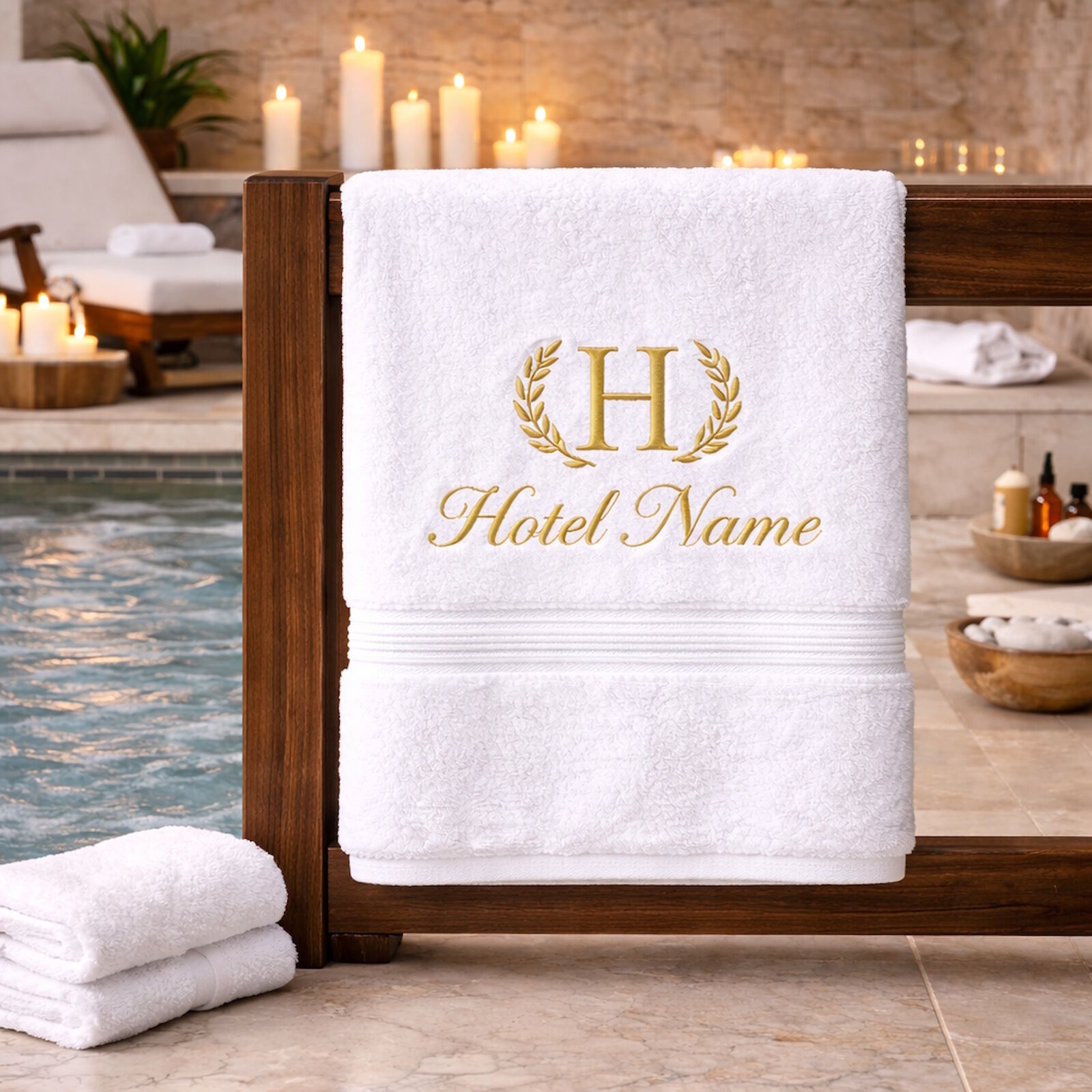 Hotel Duschtucher 70x140 individuelles Logo