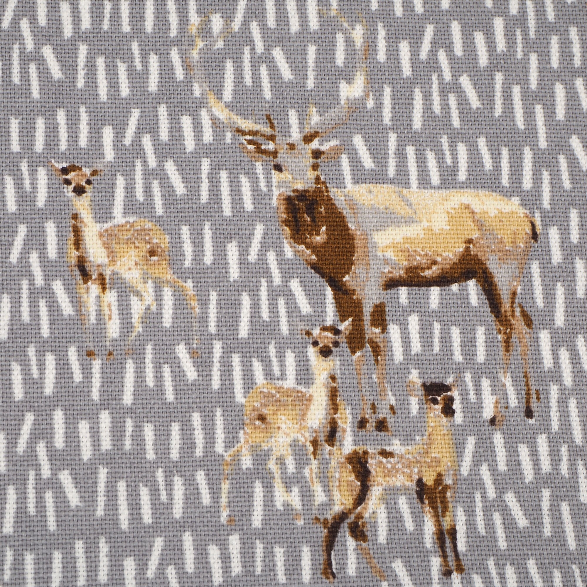 Hirsch Stoff Grau online kaufen