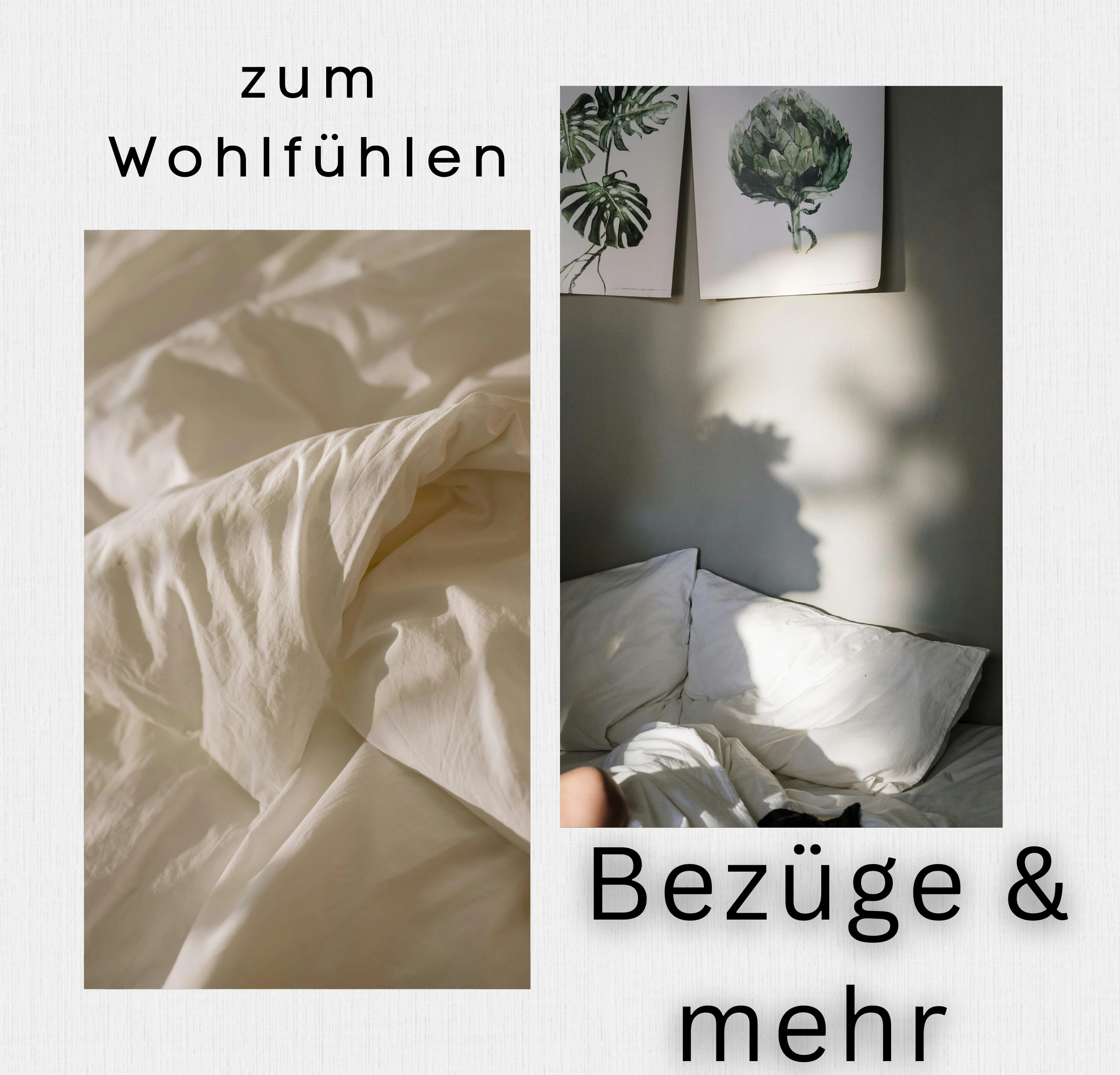 Dekorative Kissenbezüge aus Leinen und Baumwolle