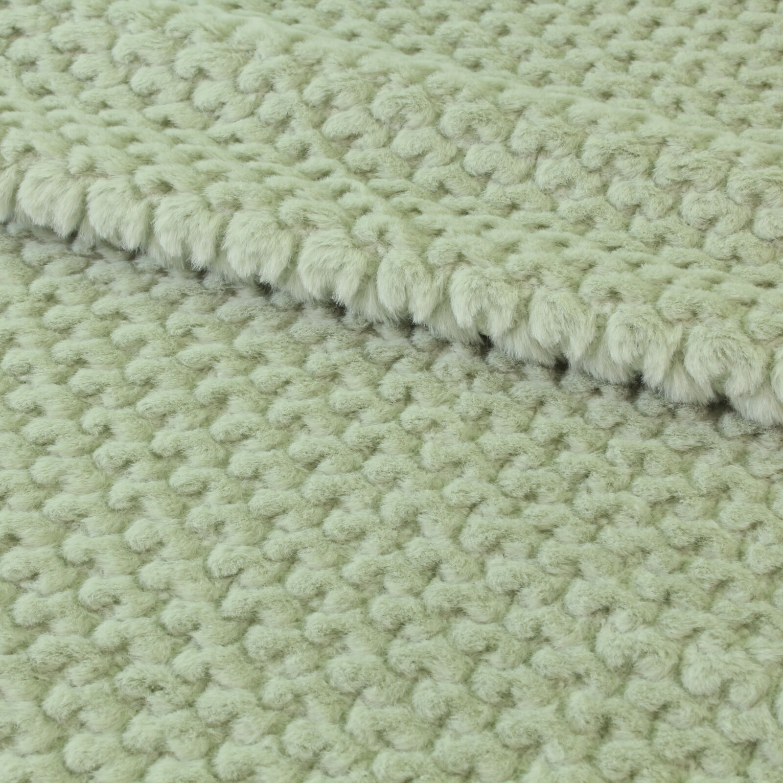 Kuschelstoff Grün Amali