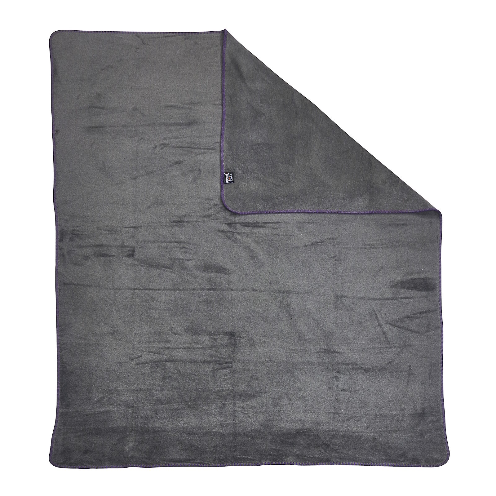 Kuscheldecke Anthrazit Baumwolle Cozy 150x200 cm