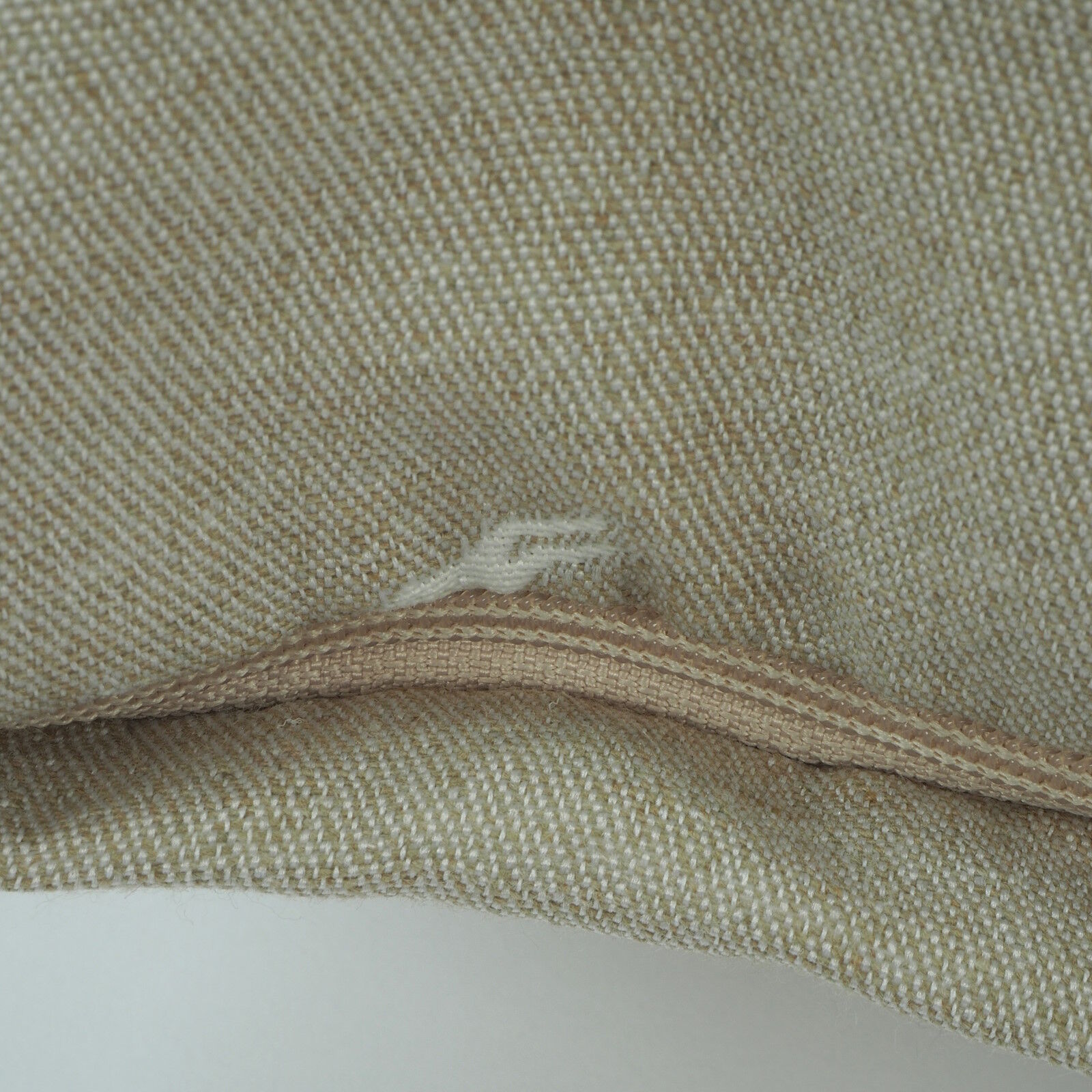Kissenbezug Hirschmotiv Landhaus-30x30-Creme auf Beige