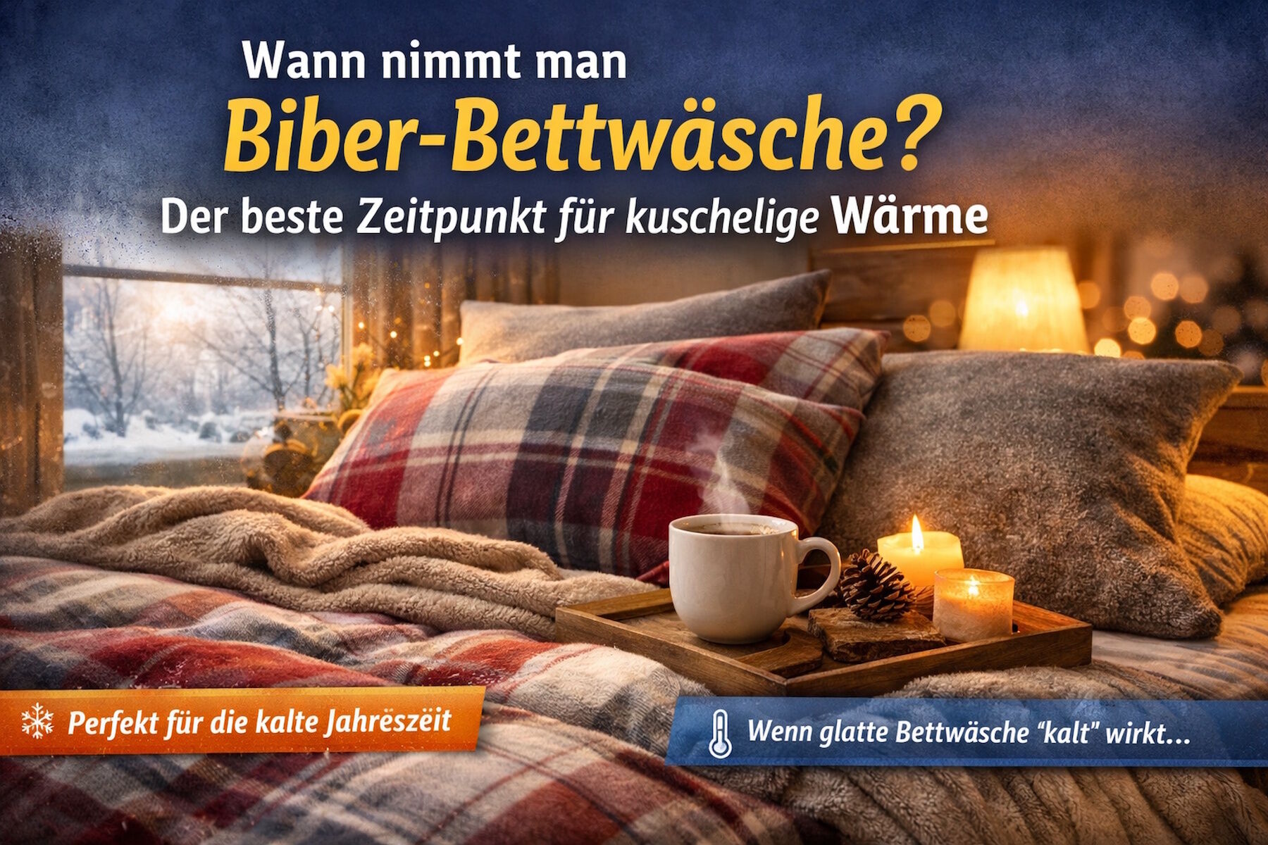 Wann nimmt man Biber-Bettwäsche? Beste Zeit & Tipps für kuschelige Wärme