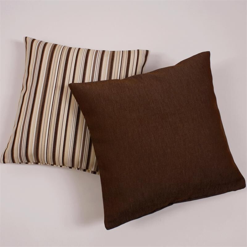 Outdoor Kissenbezug 30x30 cm Uni Braun