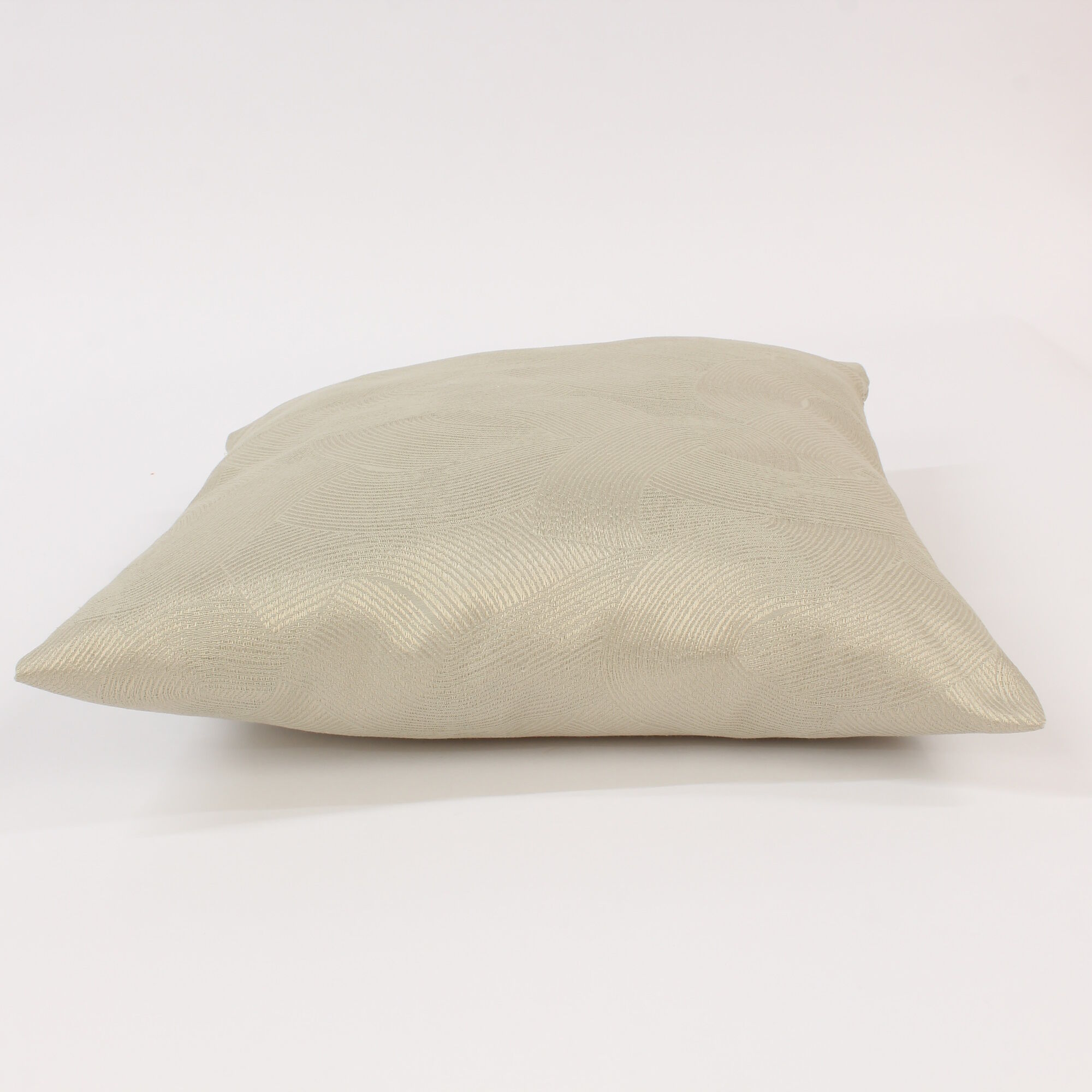 Kissenbezug 30x30 cm Struktur Kreis Beige