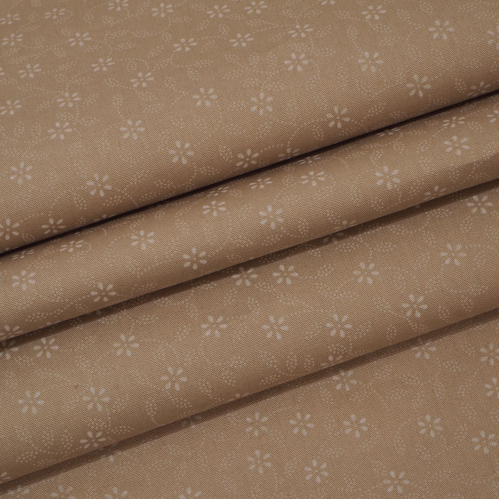 Dirndlstoff Blumen Blümchen Beige Tracht