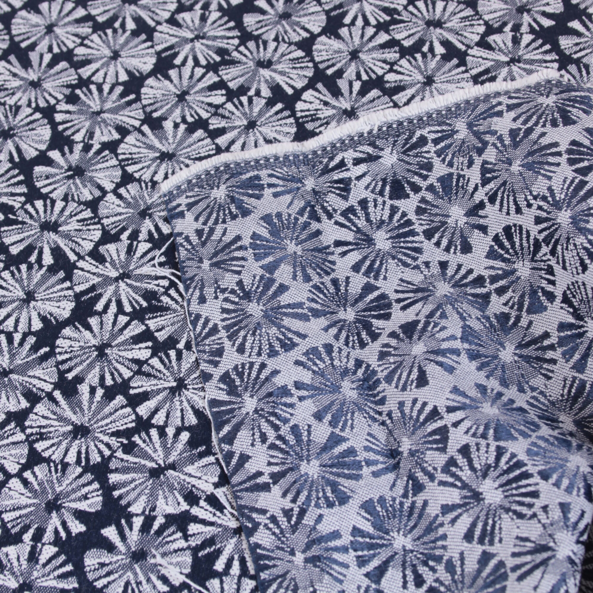 Stoff Meterware Pusteblume Peral Blau