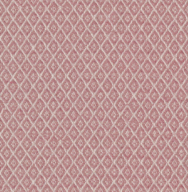 Stoff Meterware Gloria Rauten klein rosa-rot Webware Jacquard