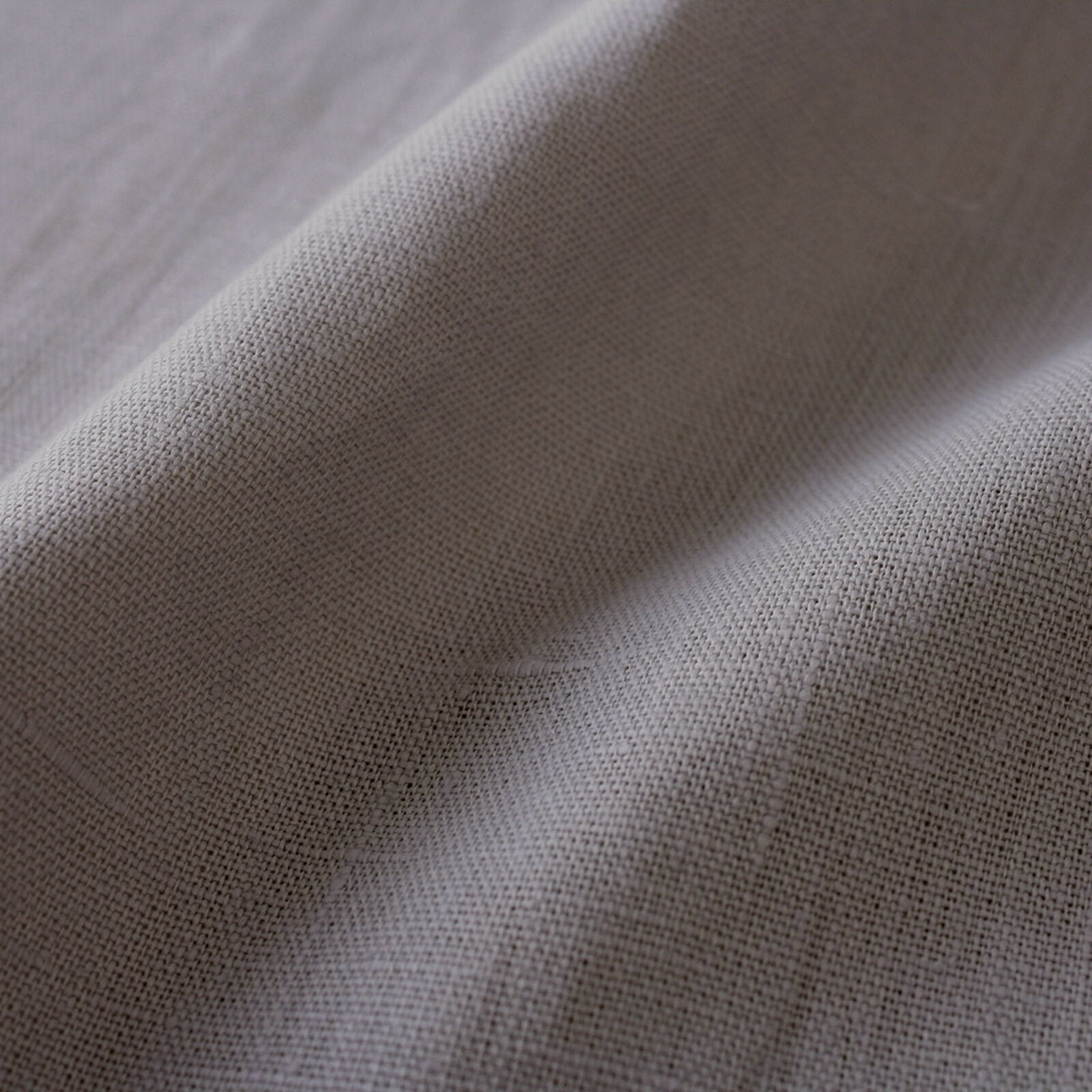 Serviette Uni Leinen-40x40-Grau