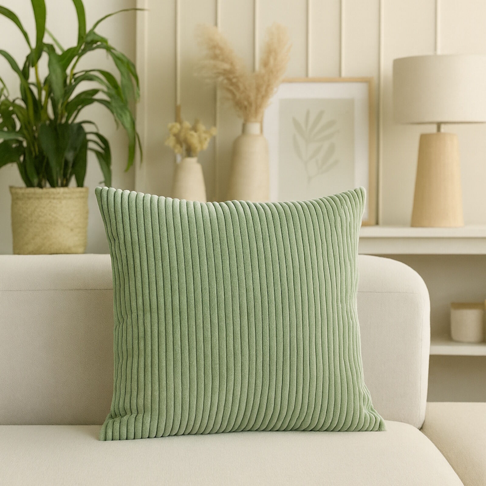 Kissenbezug 40x40 cm Cord Kopalina Mint Grün