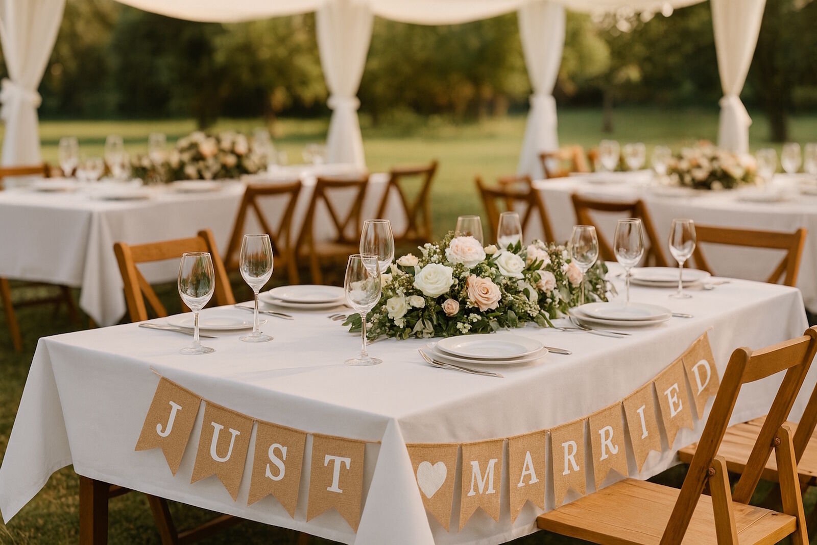 Tischdecke Weiß Baumwolle