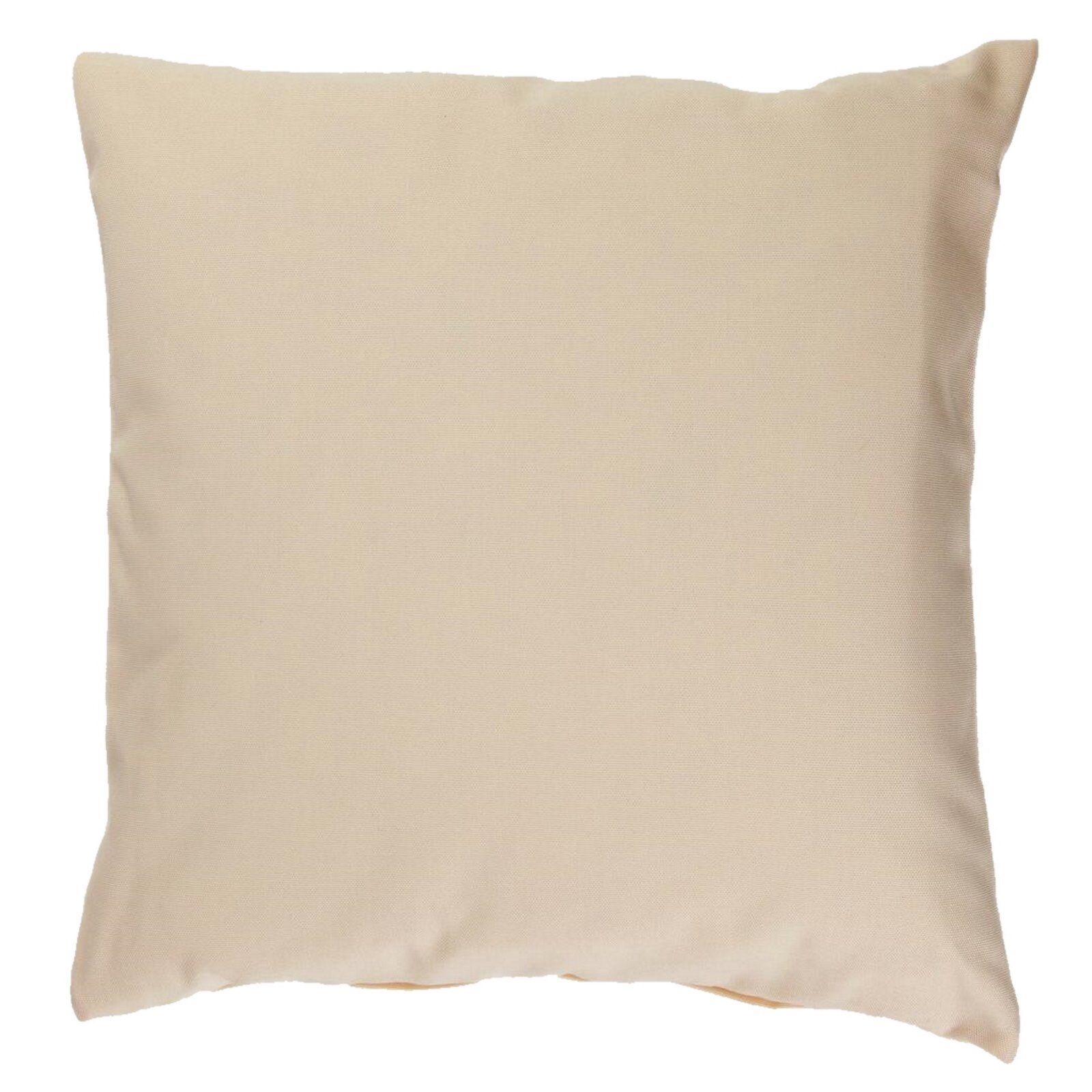 Kissenbezug Uni Baumwolle Canvas-40x40-Creme