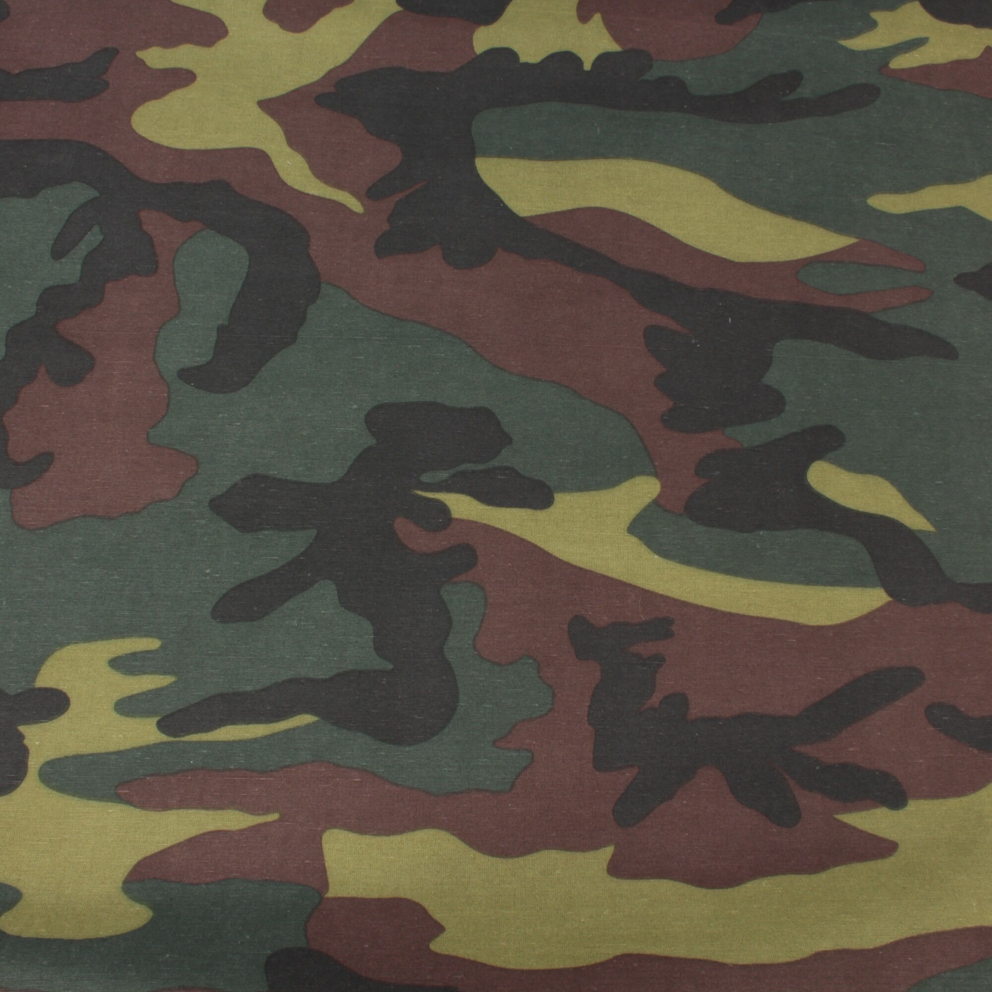 Stoff Meterware Camouflage Tarn Woodland Grün Mischgewebe
