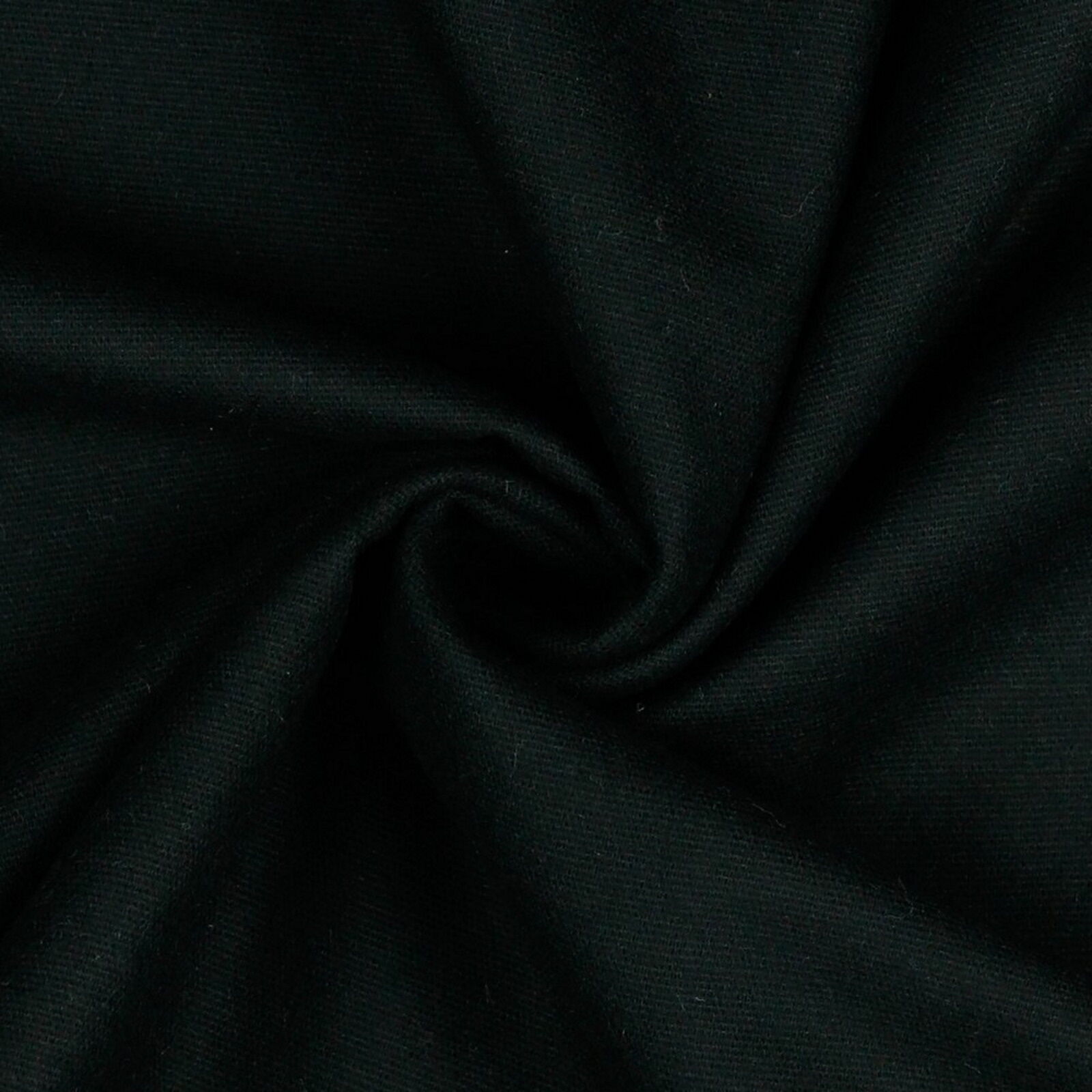 Kissenbezug Uni Baumwolle Flanell-30x30-Schwarz