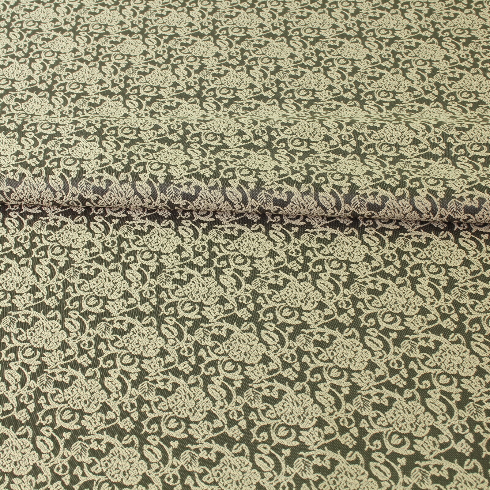 Stoff Meterware Anni Blumen Polyester Jacquard