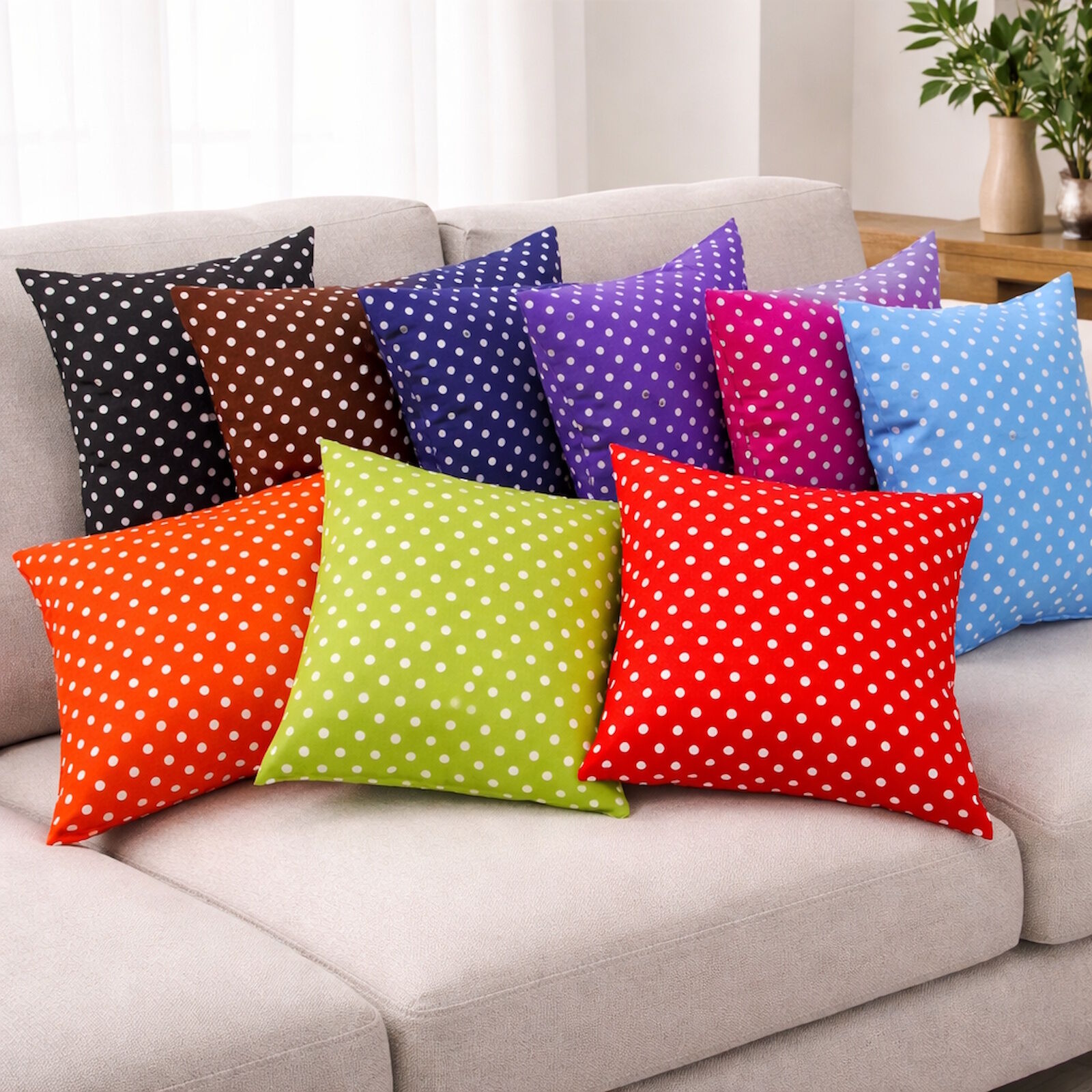 Kissenbezug Punkte 7 mm