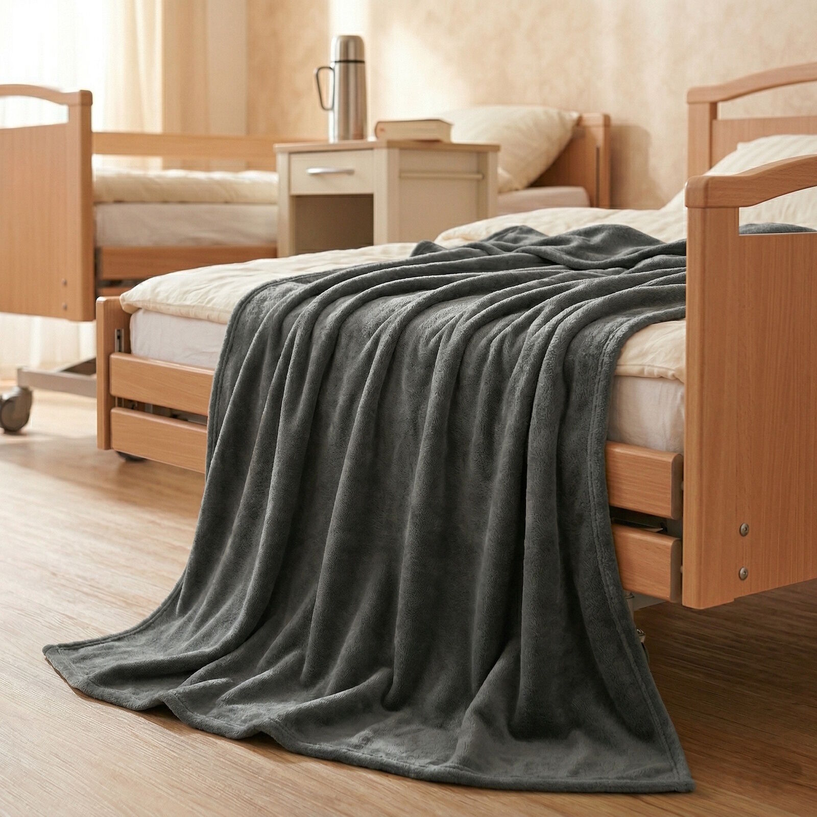 flickenteppich rund Jute Teppich Nachttisch 51x58 Wildeiche Massivholz
