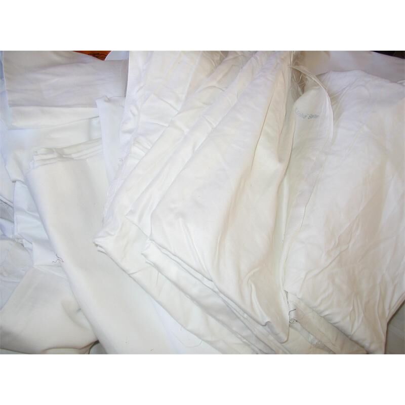 Stoffpaket 2 kg Uni Stoffe Weiß