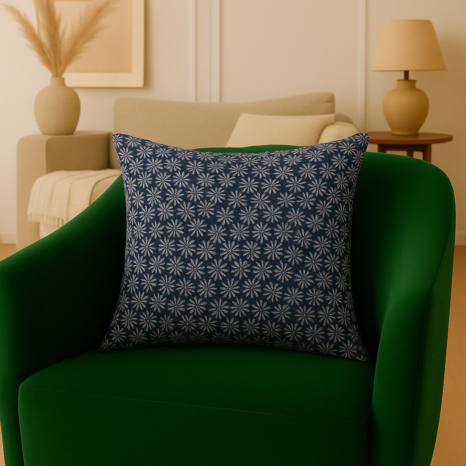 Kissenbezug Pusteblume Peral Blau