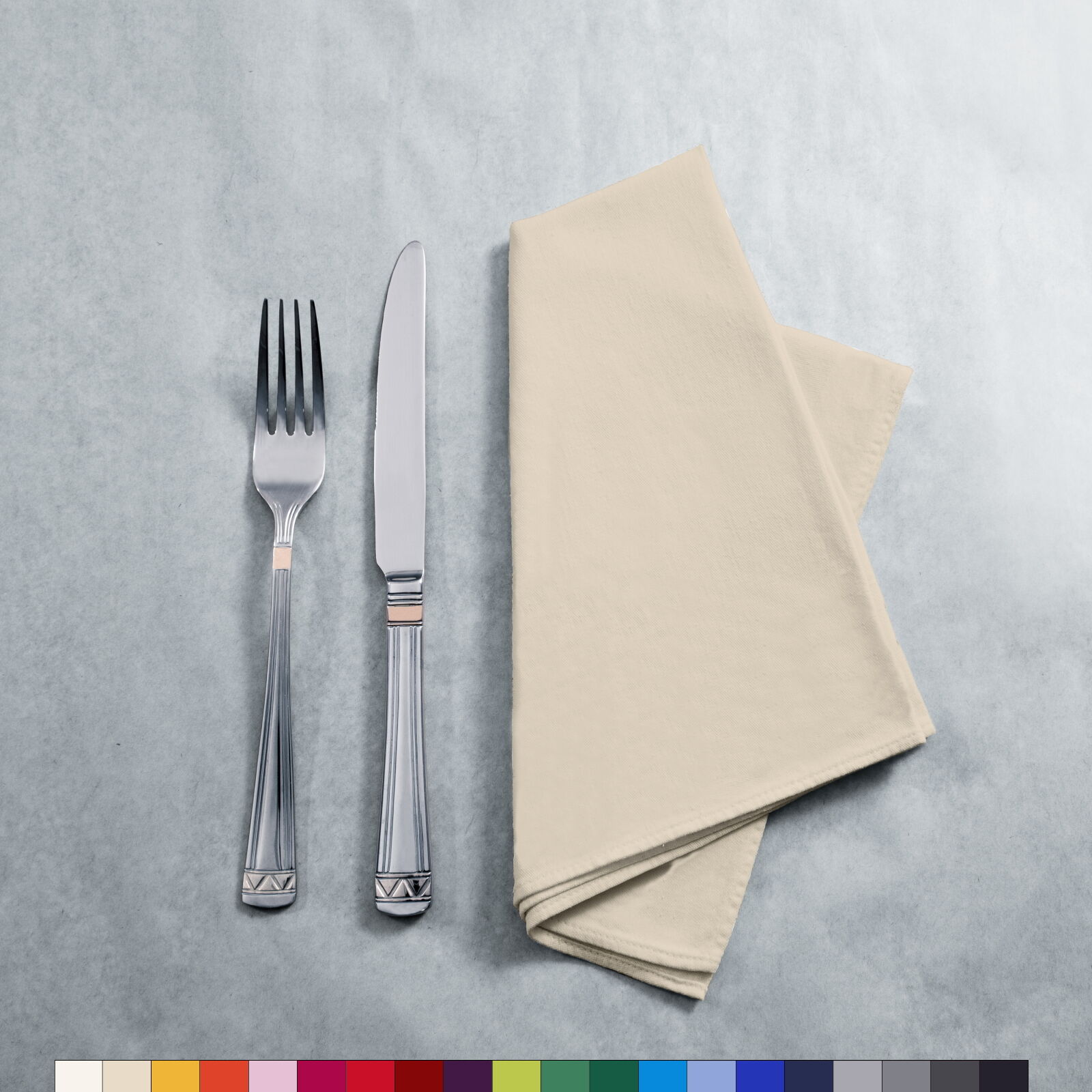 Stoff Servietten Linon