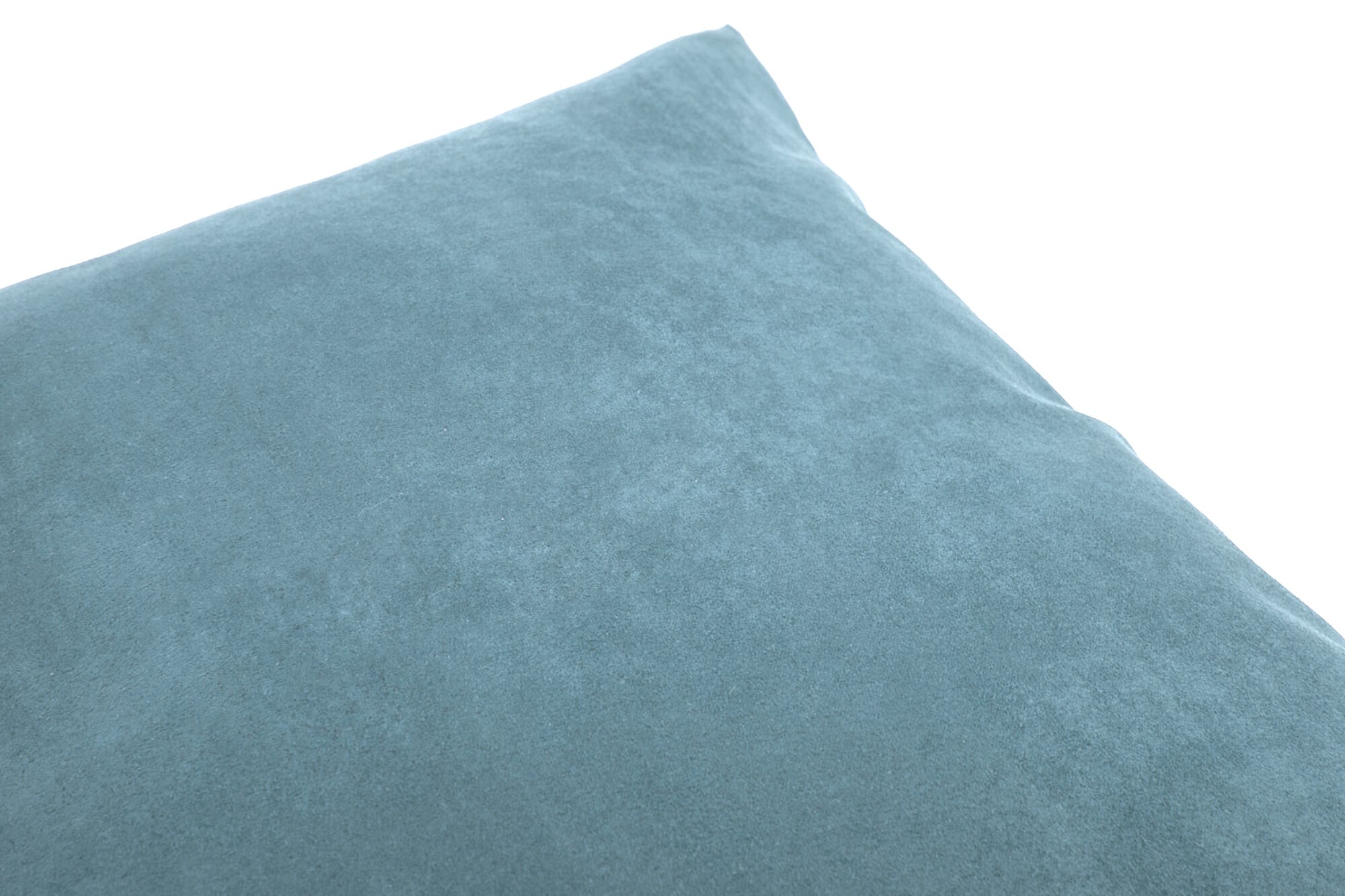 Kunstleder Kissenbezug Pastellblau-40x40 cm