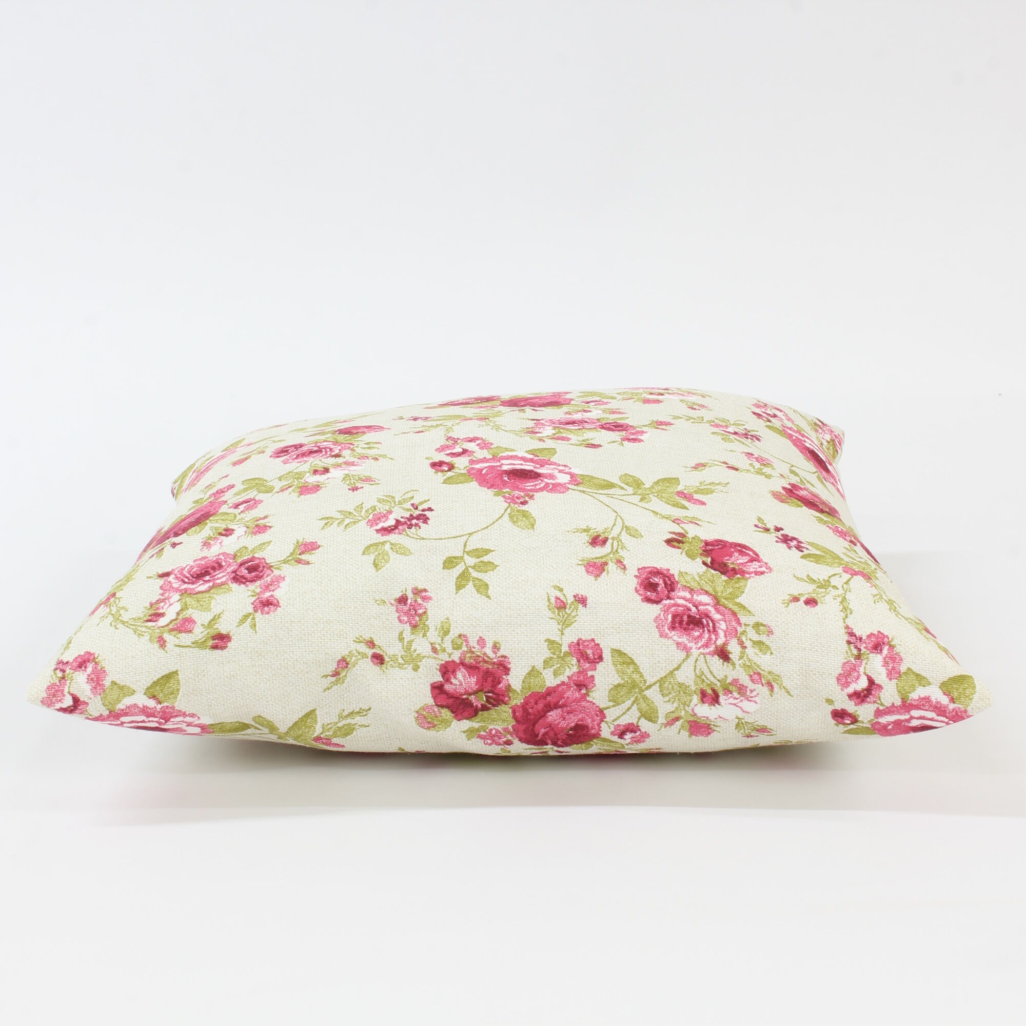 Kissenbezug 30x30 cm Kleine Blumen und Blätter Rosa