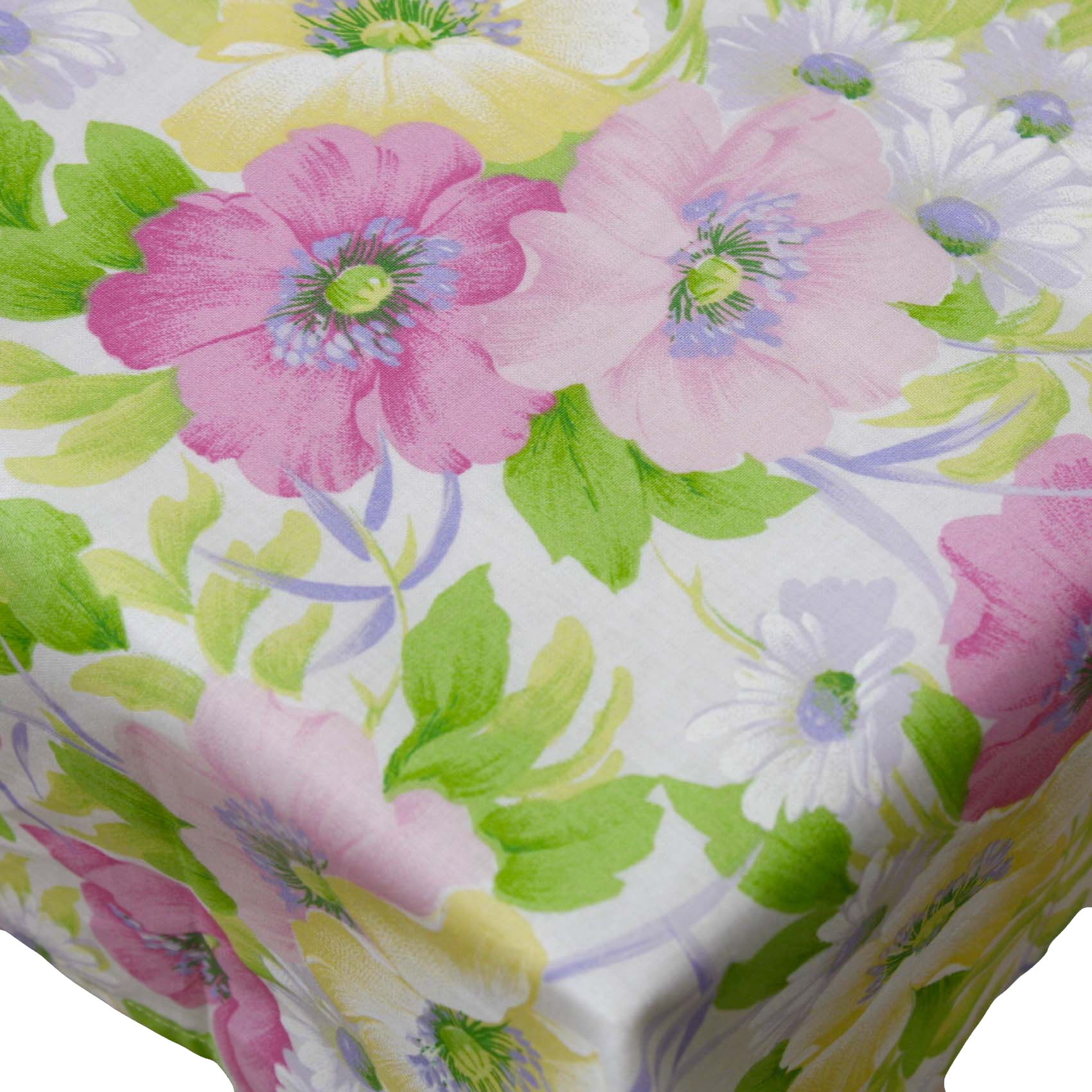 Outdoor Tischdecke Blumen Rosa-100x100 cm