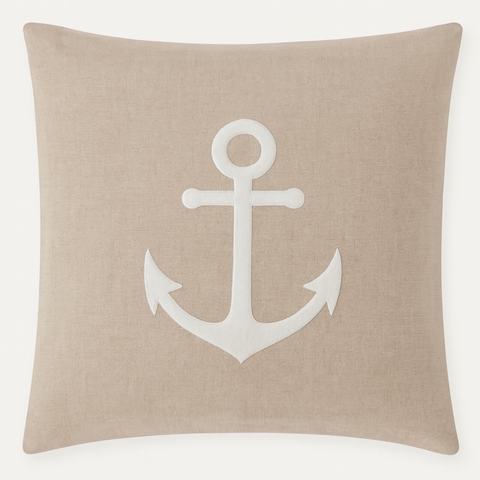 Kissenbezug Anker bestickt 40x40 cm Maritim