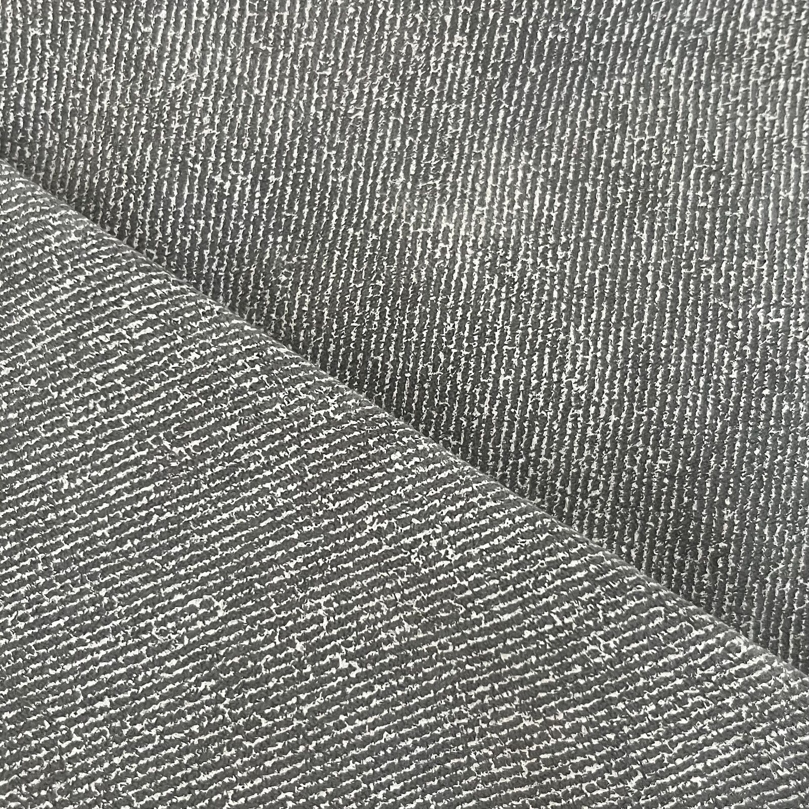 Kissenbezüge 40x40 Grau Diagonalstreifen 18 Stück