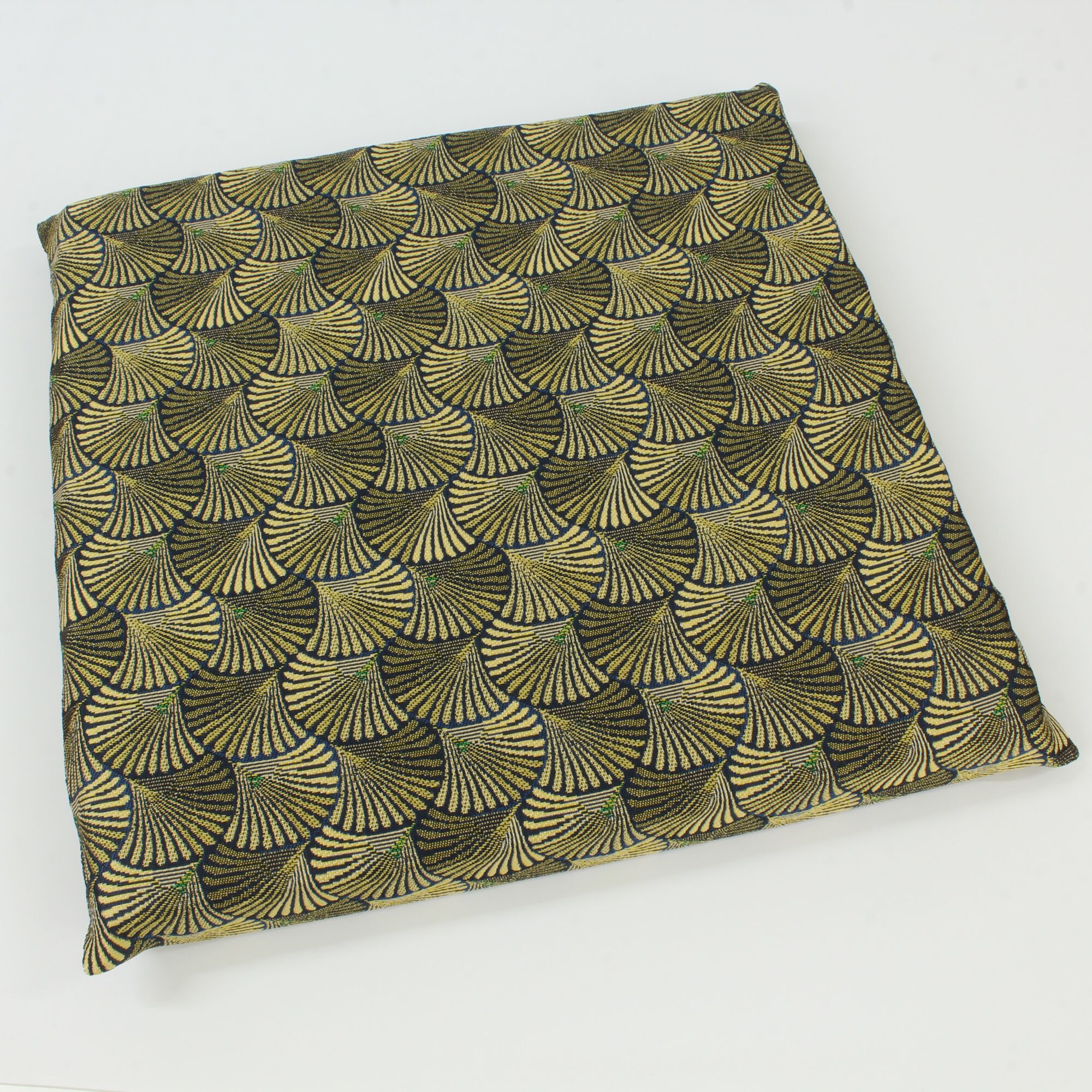 Sitzkissen 40x40 cm Pfau Gold Outdoor