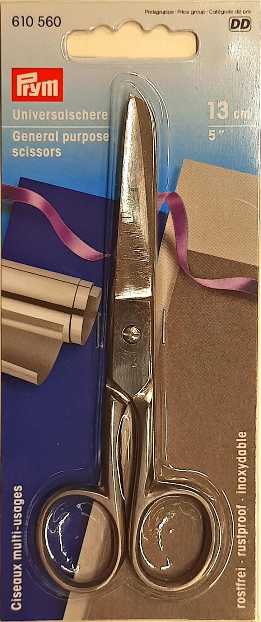 UNIVERSAL Schere Ganzstahl 5" 13 cm