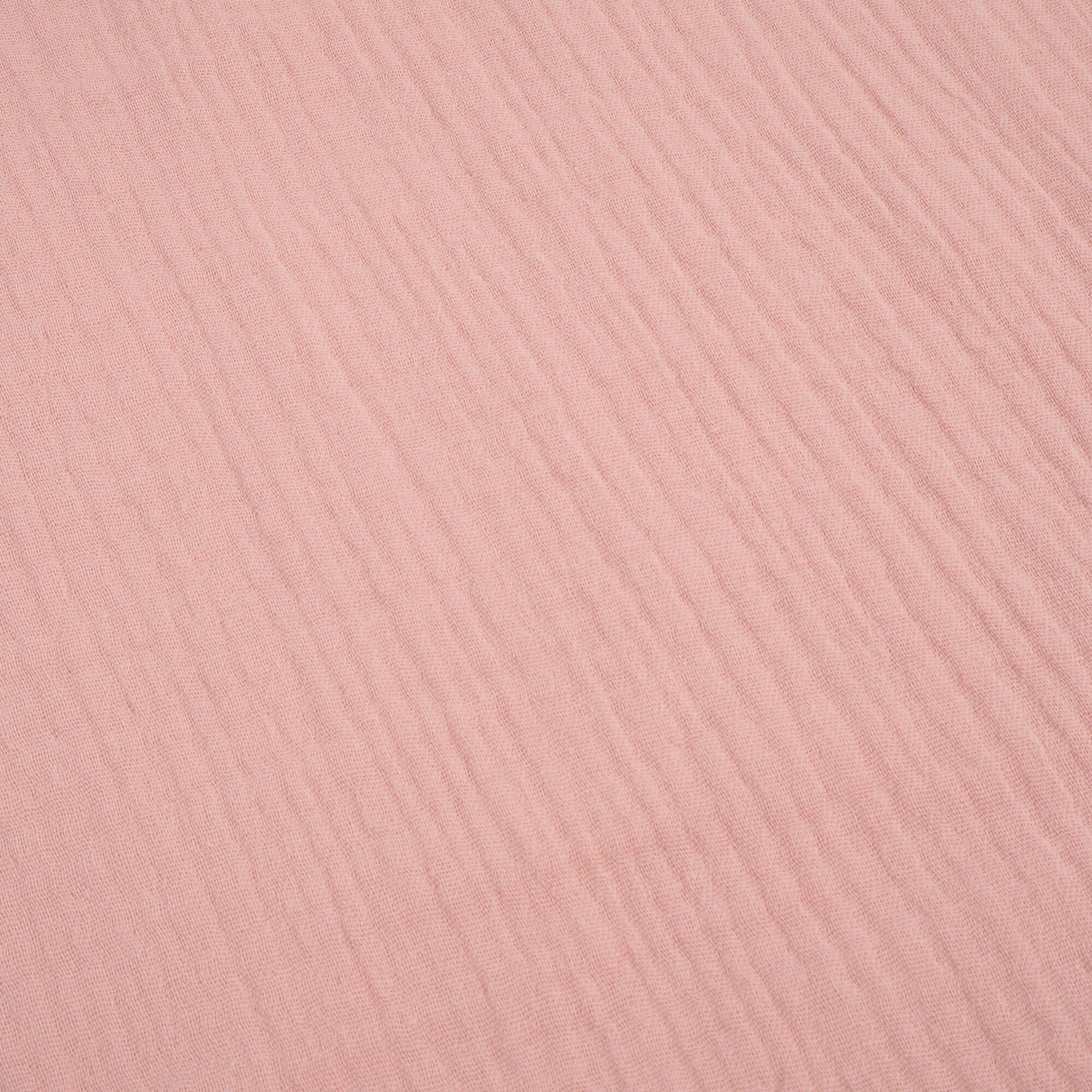 Stoff Meterware Uni Blush Musselin