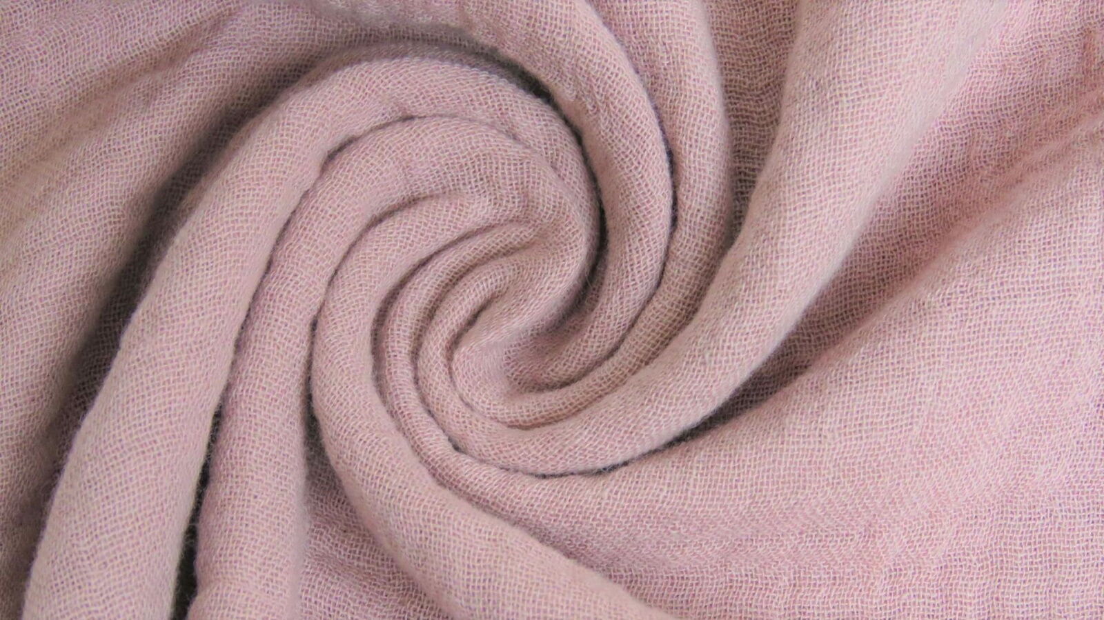 Stoff Meterware Uni Altrose Musselin