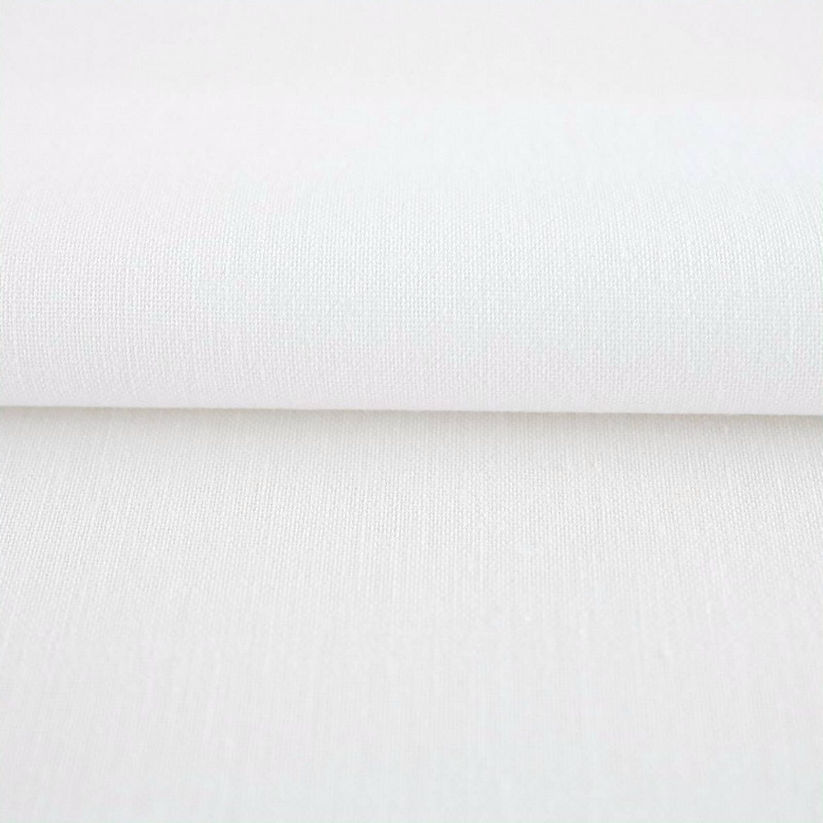 Tischdecke Weiß Baumwolle Linon