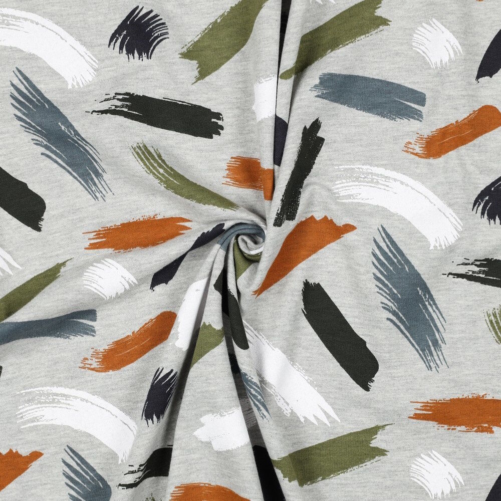 Soft Sweat Stoff Bunte Striche