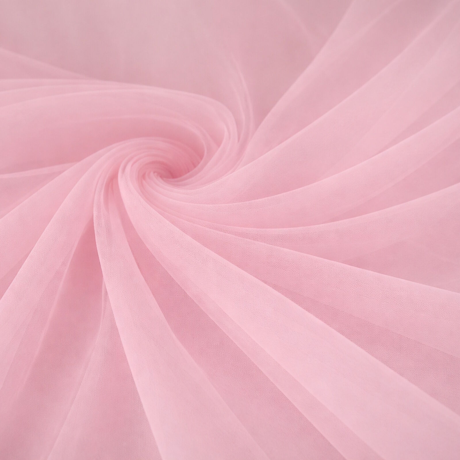 Tüll Stoff Rosa feinmaschig transparent