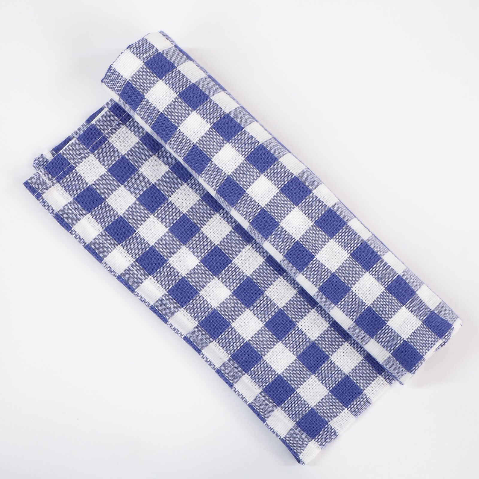 Serviette Kariert Blau
