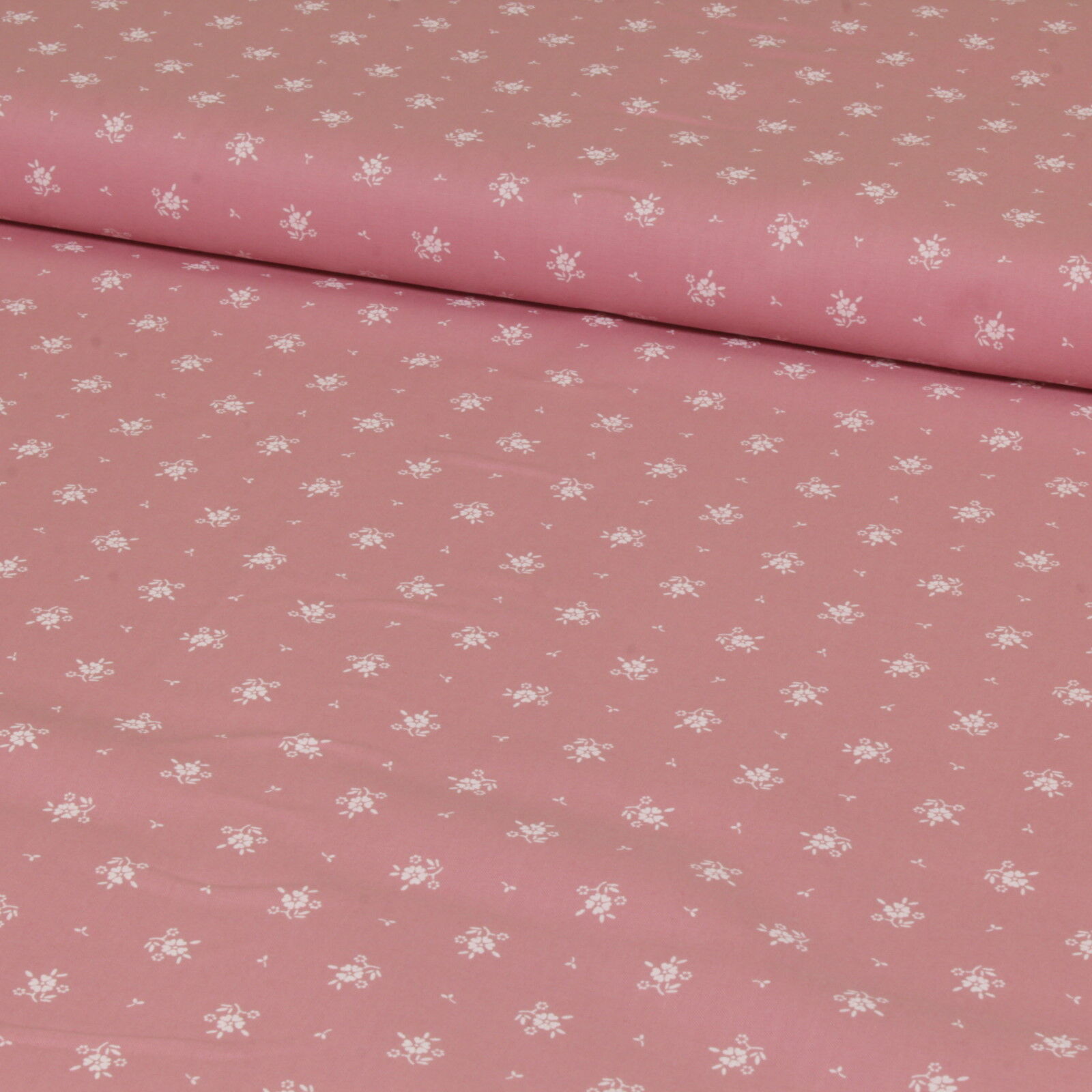 Stoff Meterware Blumen Pauline Rosa
