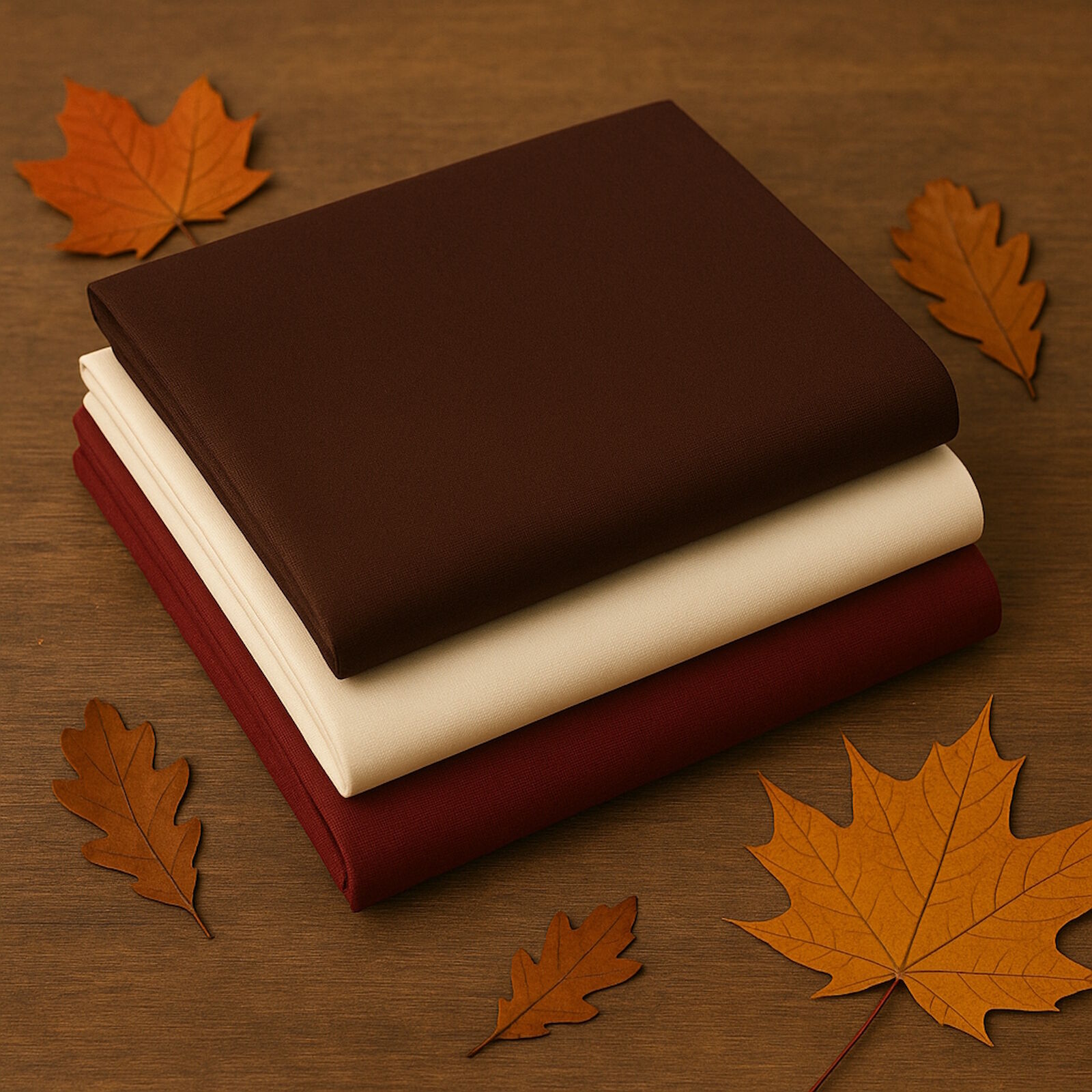 Stoffpaket Wohnwärme Beige Bordeaux Braun 3m