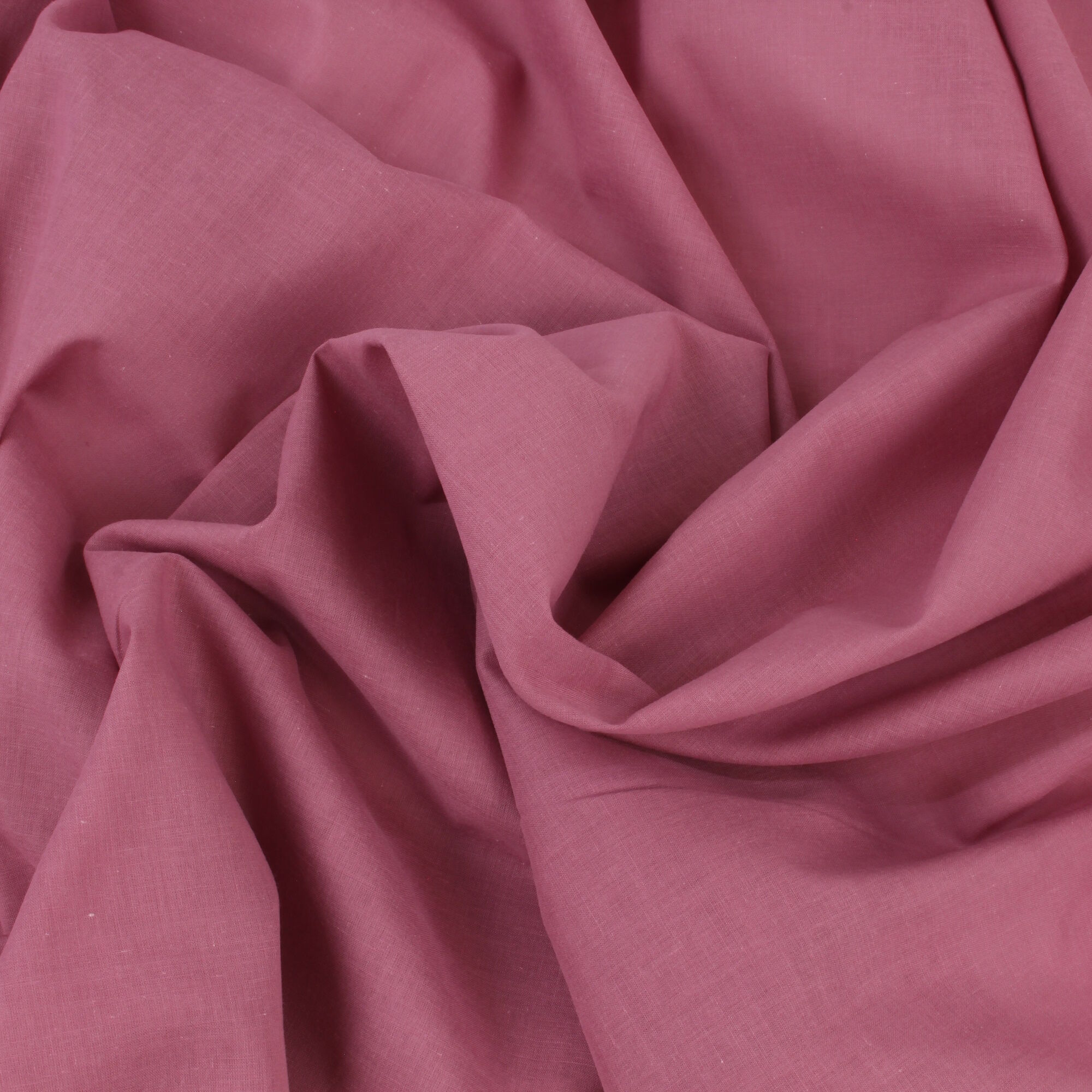 Stoff Meterware Uni Mauve Voile Bio Baumwolle