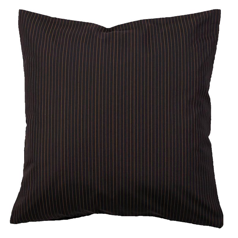 Kissenbezüge Nadelstreifen Schwarz 40x40 2er Set