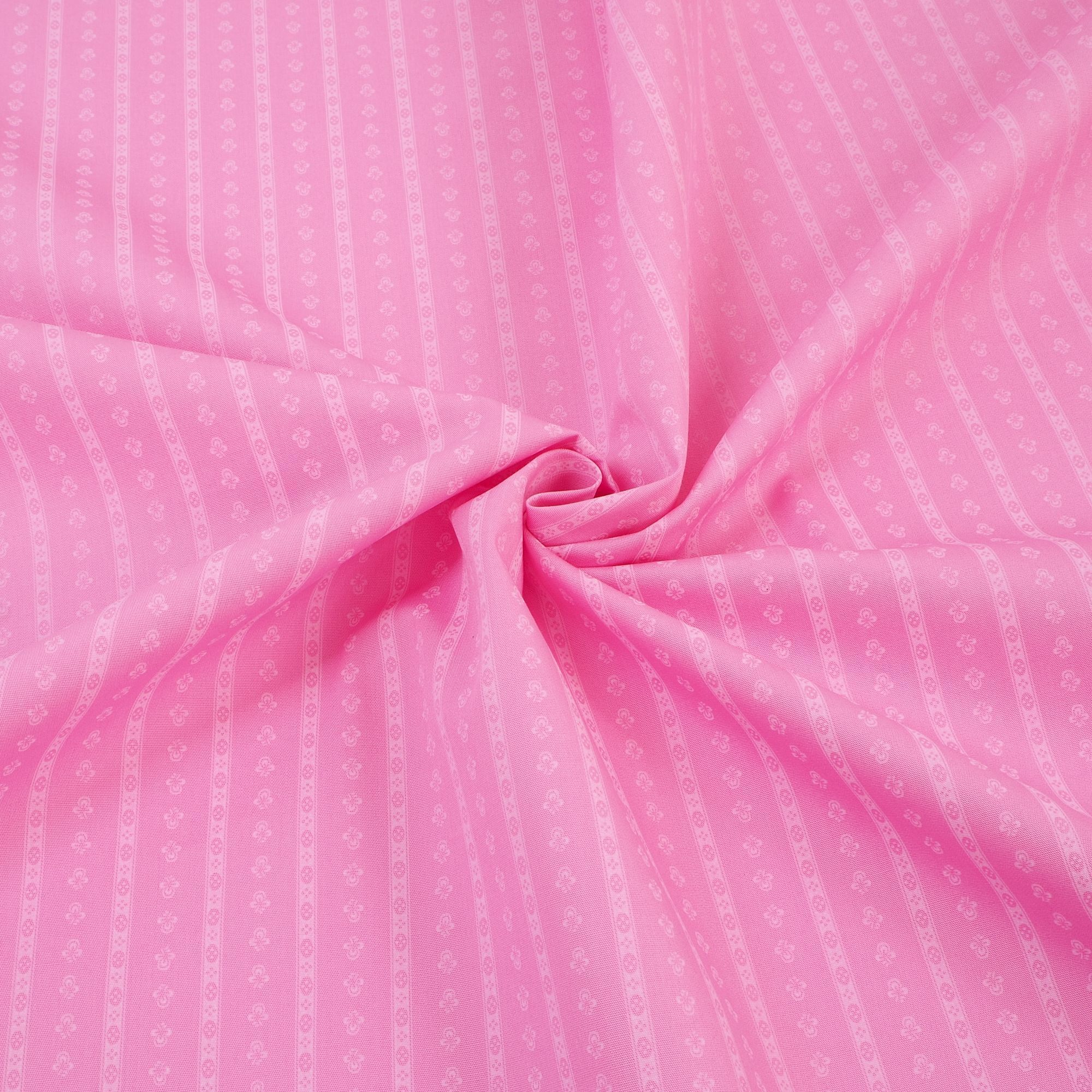 Dirndlstoff Blumen Streifen Moni Rosa Tracht