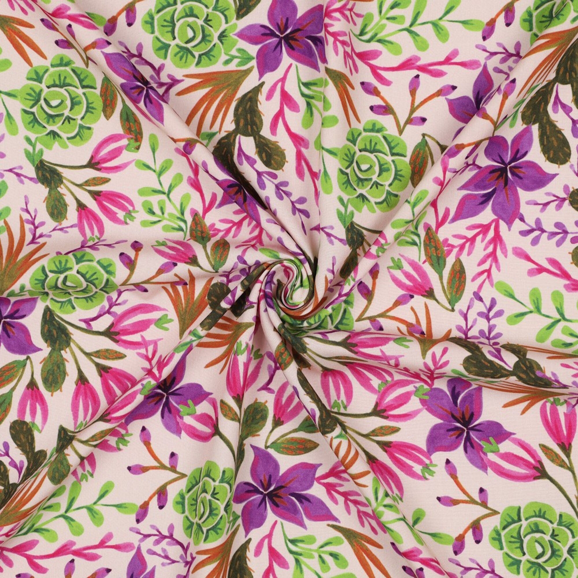 Stoff Meterware Blumenwunder EcoVero™