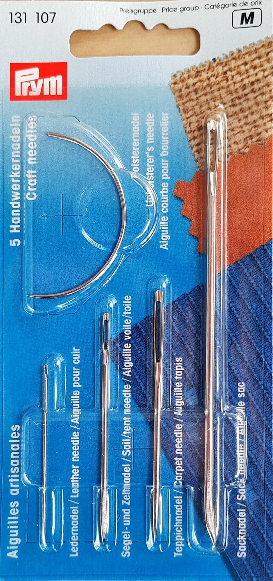 Handwerkernadel-Sortiment klein ST silberfarbig