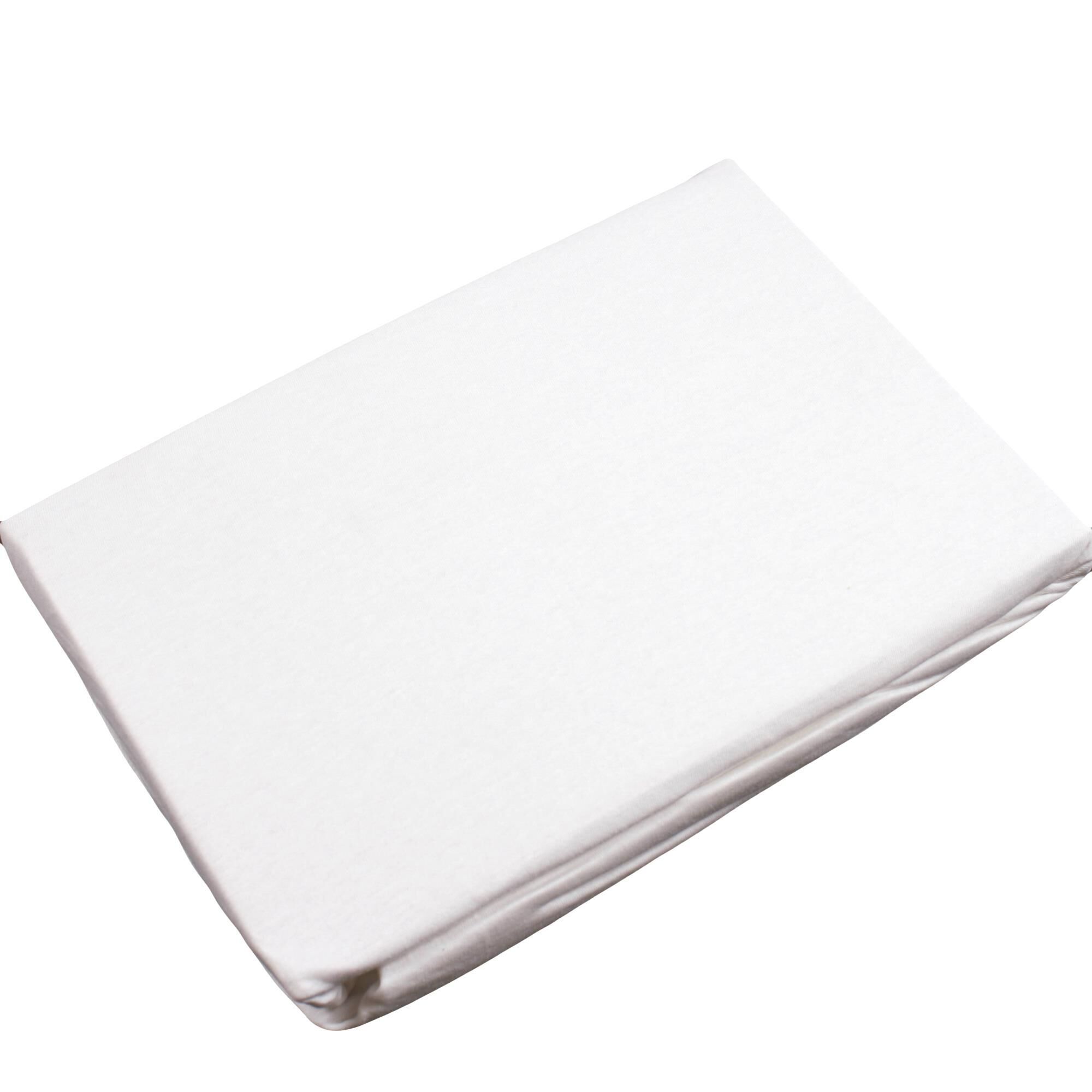 Spannbettlaken 140-150x200 cm Jersey-801 Weiß
