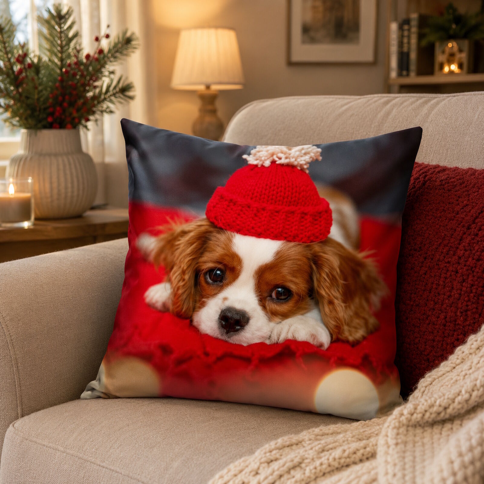 Hunde Kissenbezug 40x40
