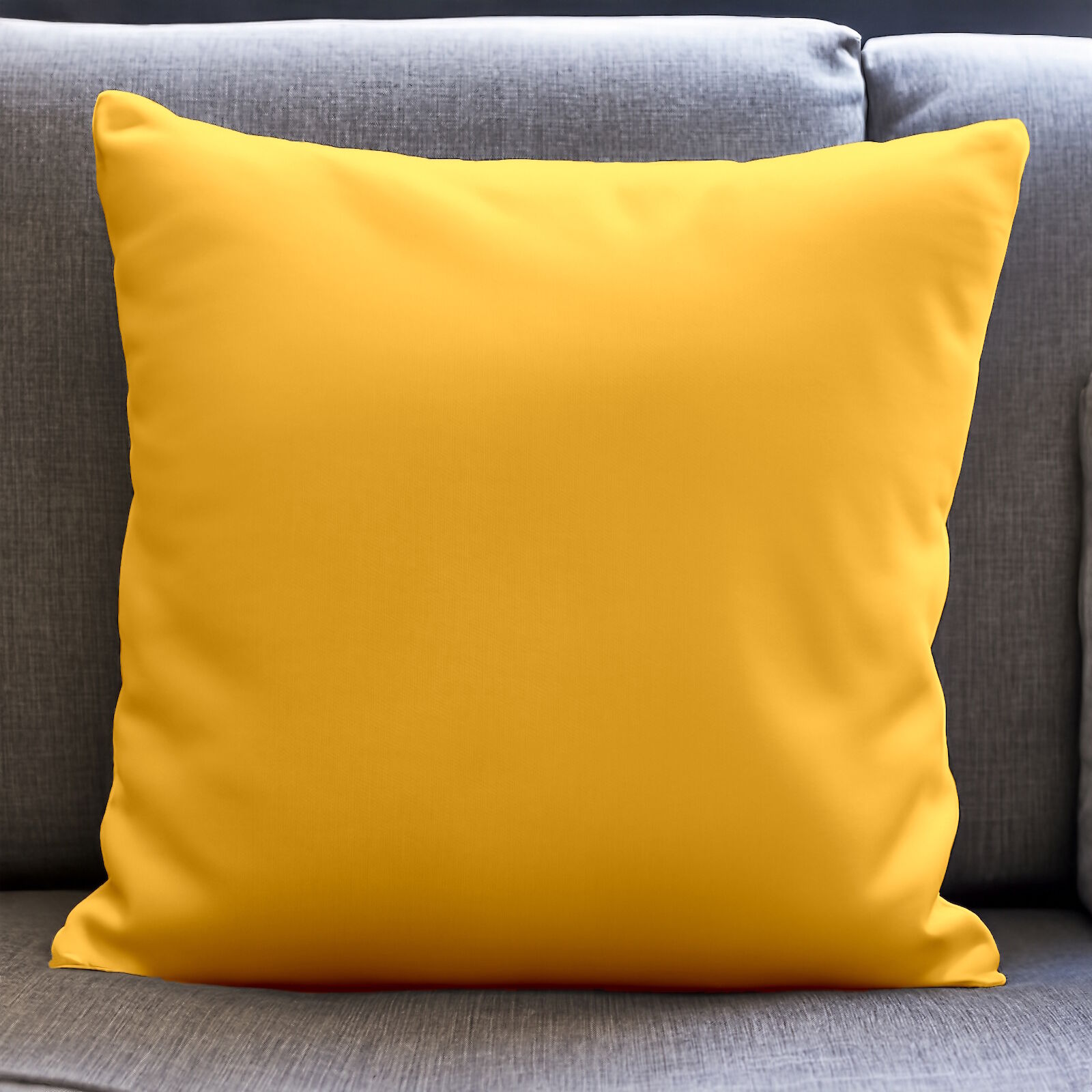 Kissenbezug Polyester-30x30 cm-Gelb
