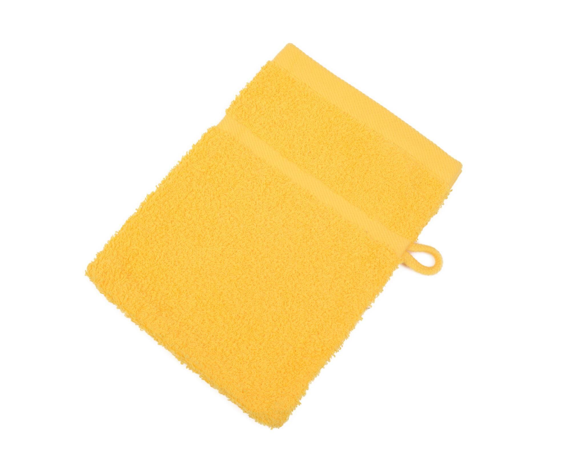 Gözze Waschhandschuh Sylt 15x20 cm einfarbig-11-gold
