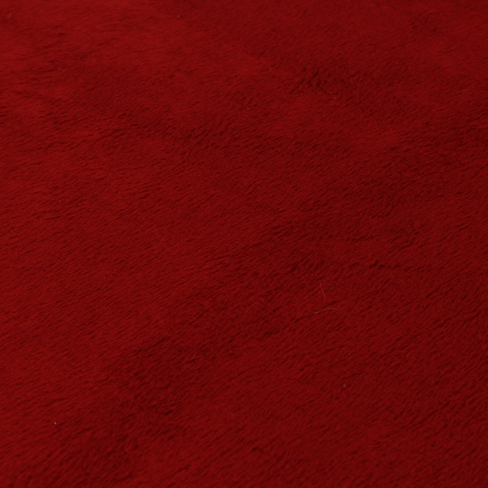 Stoff Meterware Plüsch Fleece Bordeaux