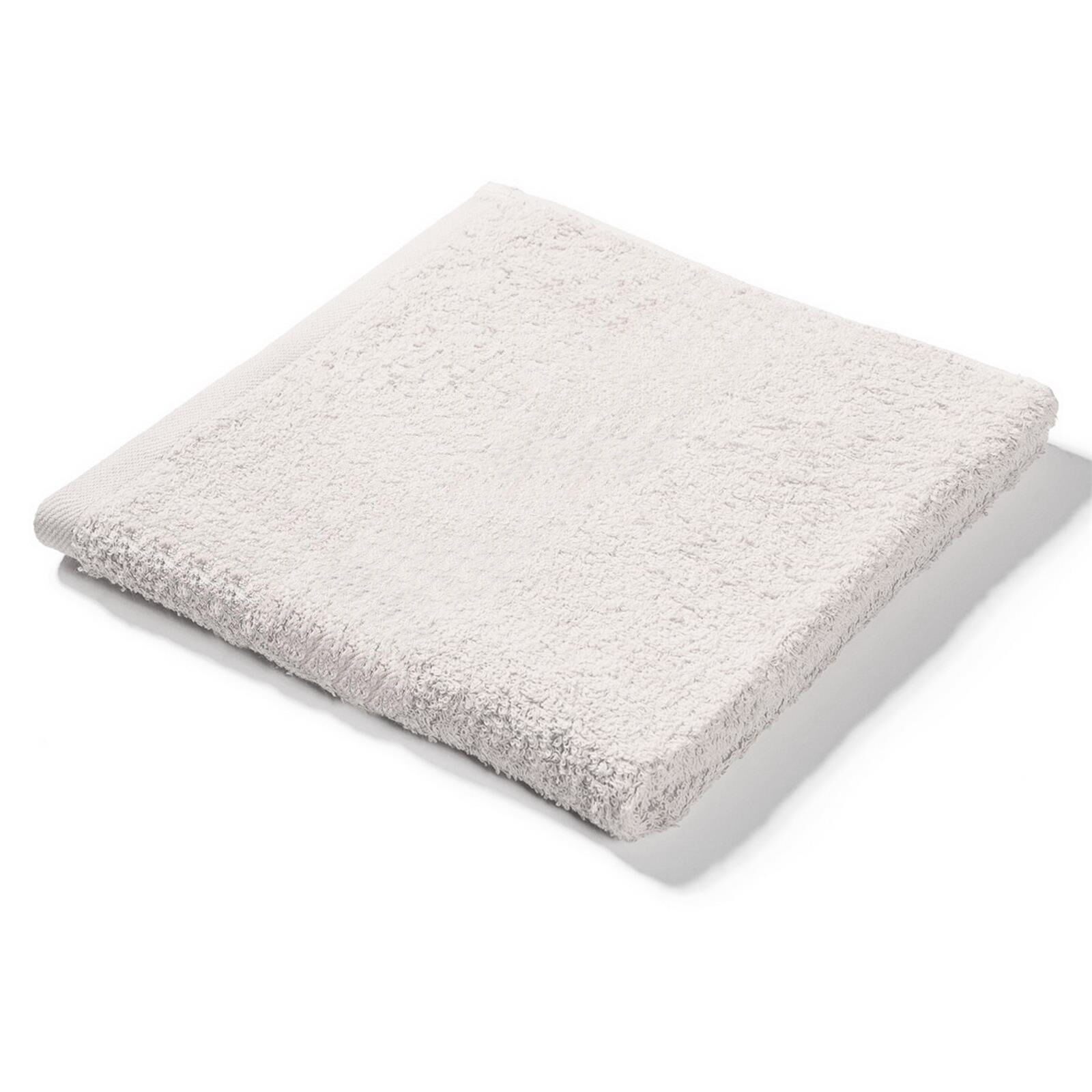 Duschtuch Gora 75x150 cm Weiß Baumwolle schwere Qualität ca. 600 g/m2